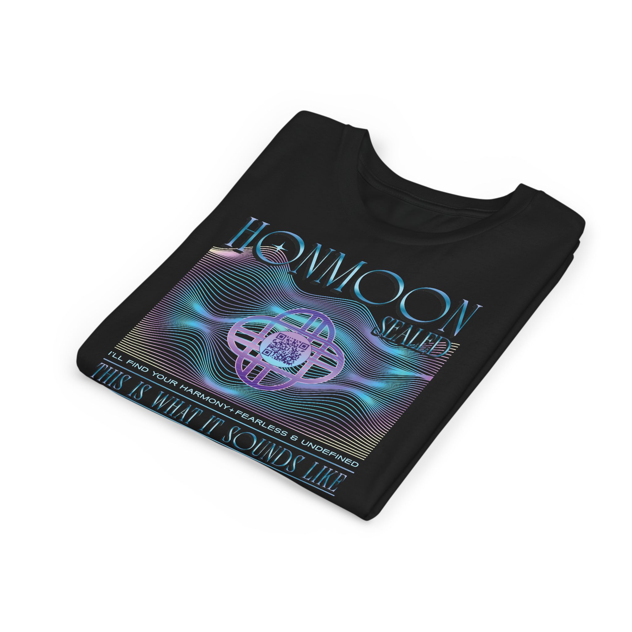 Youth Unisex Honmoon Tee with scannable QR code product thumbnail image Youth Unisex Honmoon Tee with scannable QR code product thumbnail image