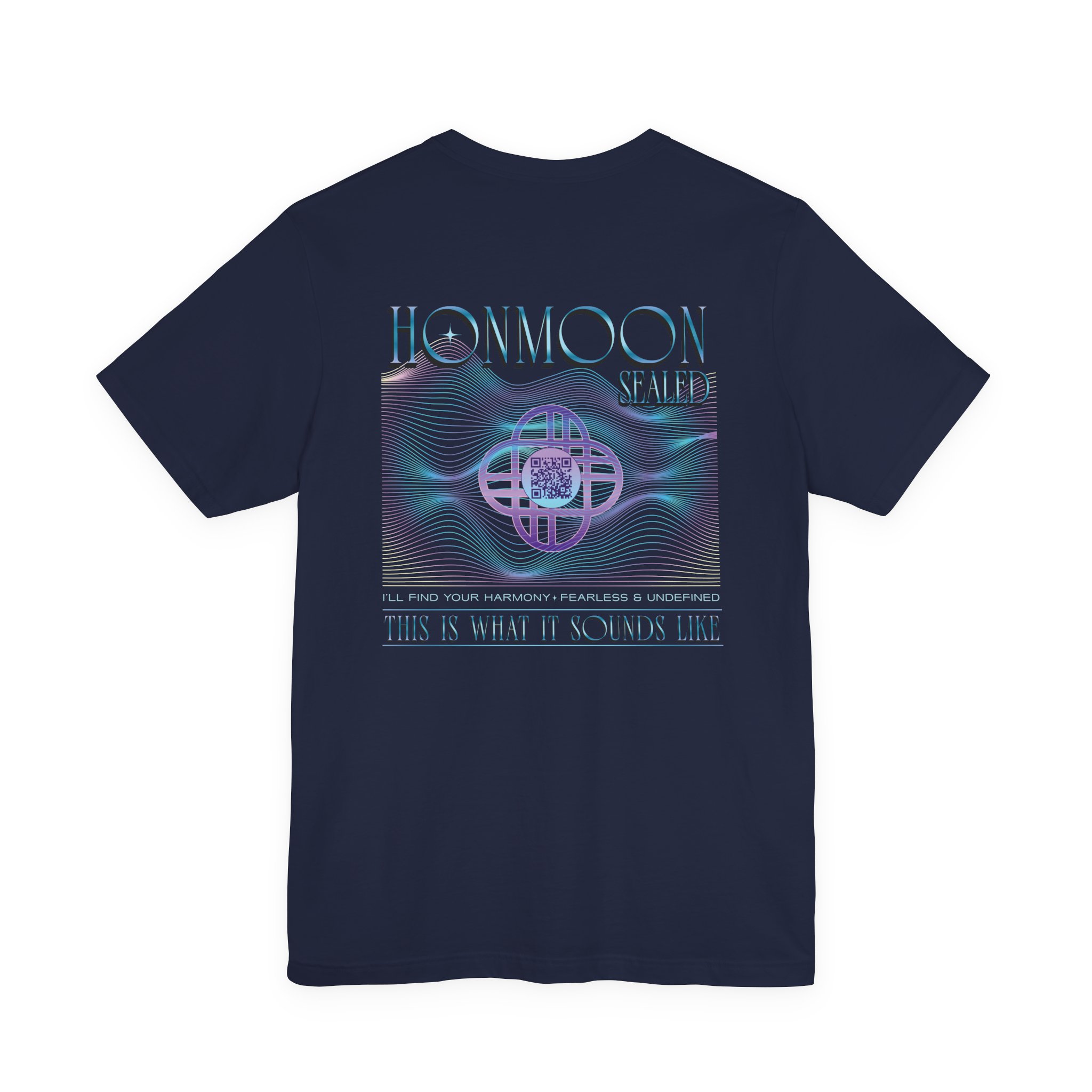 Honmoon Unisex Cotton Tee, Printed on FRONT and BACK with scannable QR code product thumbnail image Honmoon Unisex Cotton Tee, Printed on FRONT and BACK with scannable QR code product thumbnail image