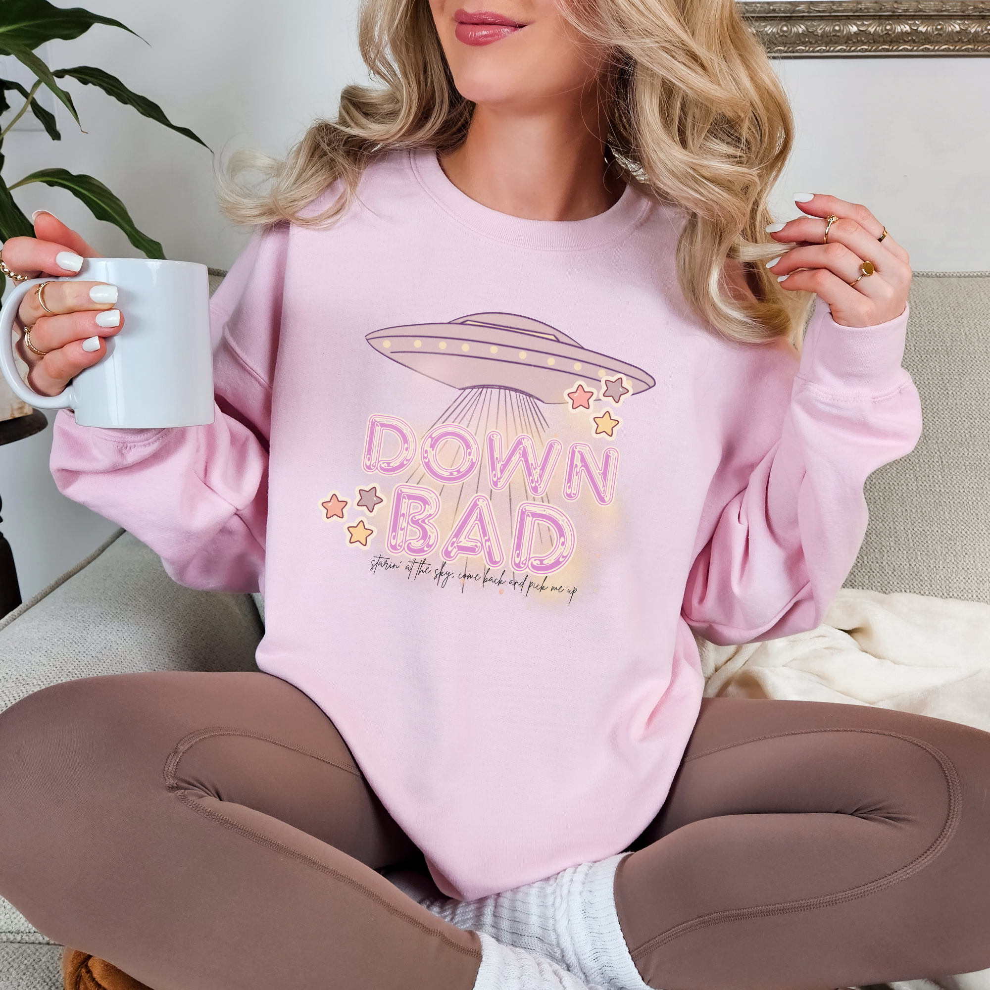 Down Bad Quote Sweatshirt Down Bad Quote Sweatshirt
