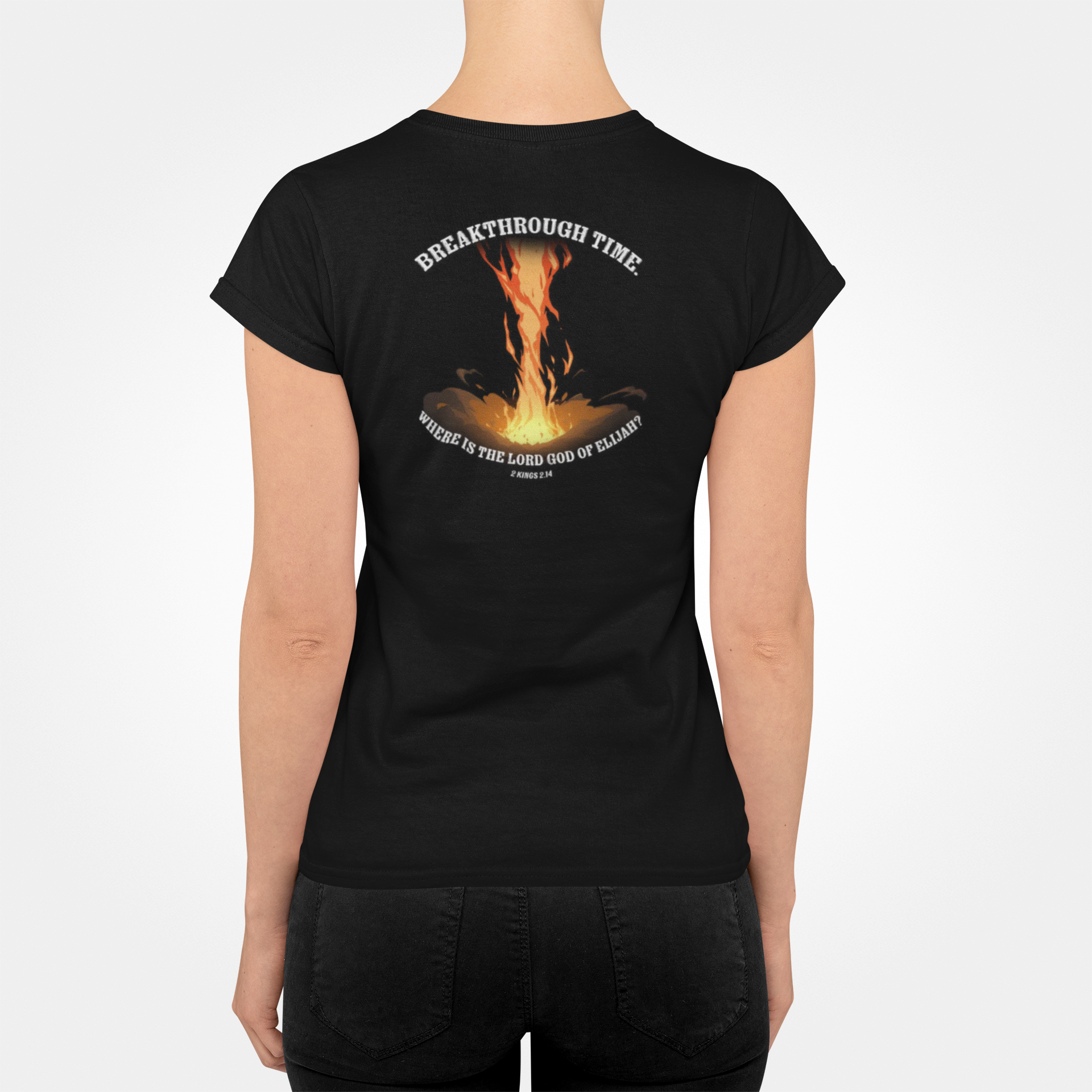BREAKTHROUGH TIME! Women's Softstyle Tee, Casual Everyday Shirt, Gift for Her, Summer Fashion, Trendy Graphic Tee product thumbnail image