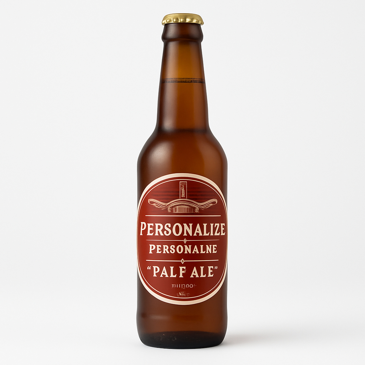 Golden Strong Ale Custom Beer Label