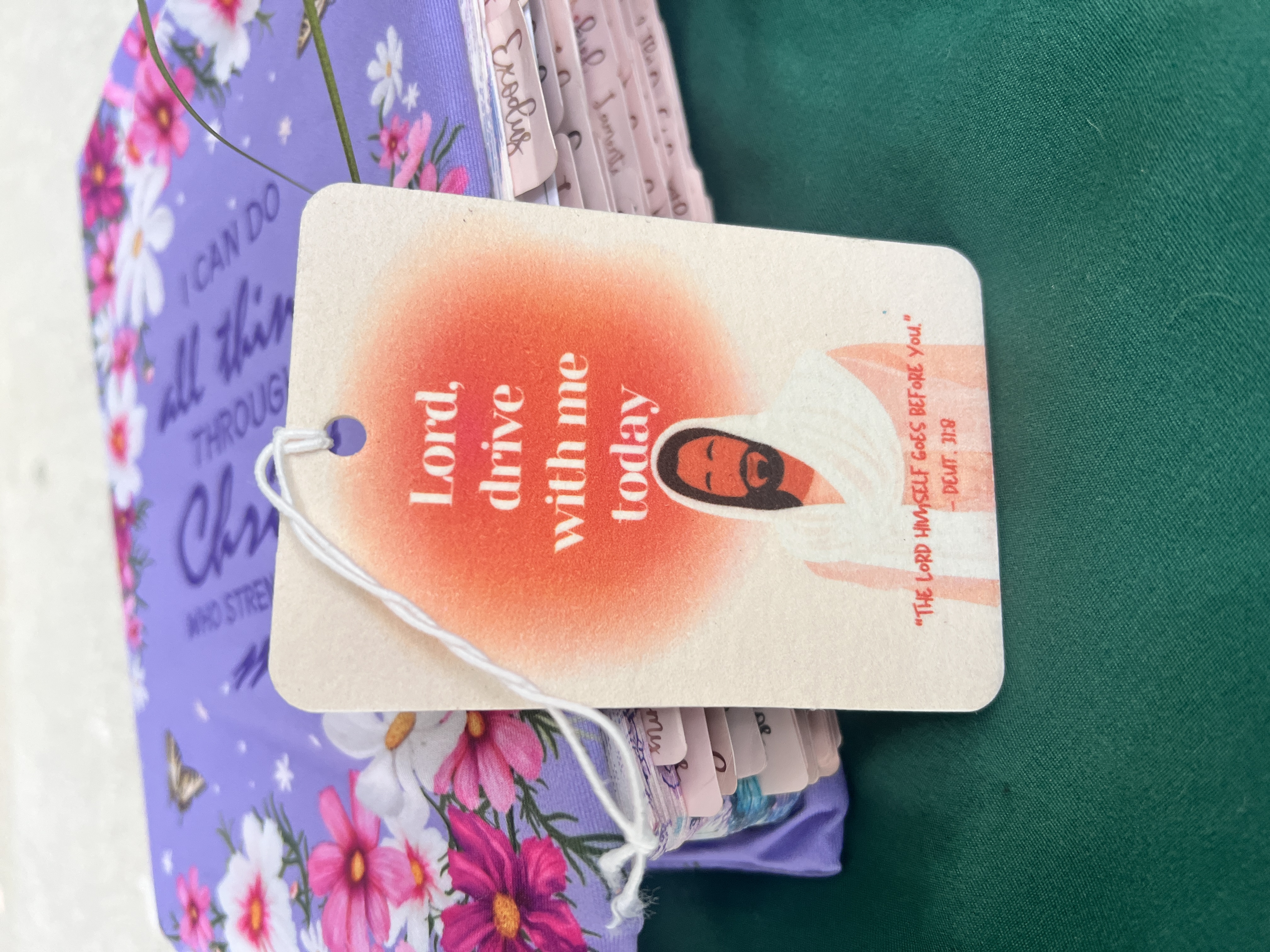  Christian Car Air Freshener | Scripture Gifts | Lord, drive with me today Faith Decor