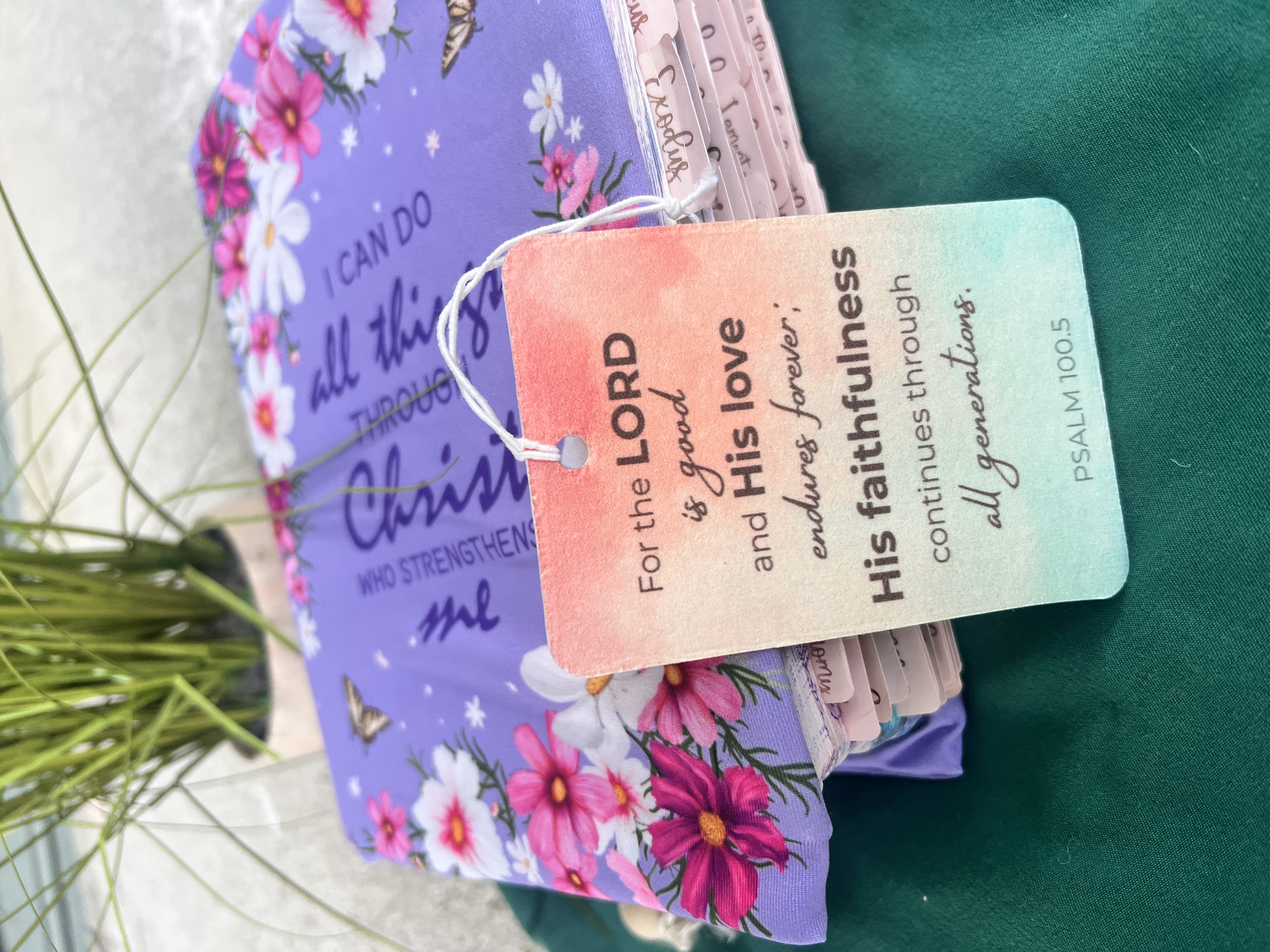 Christian Car Air Freshener | Scripture Gifts | For the Lord is Good – Psalm 100:5  Faith Decor