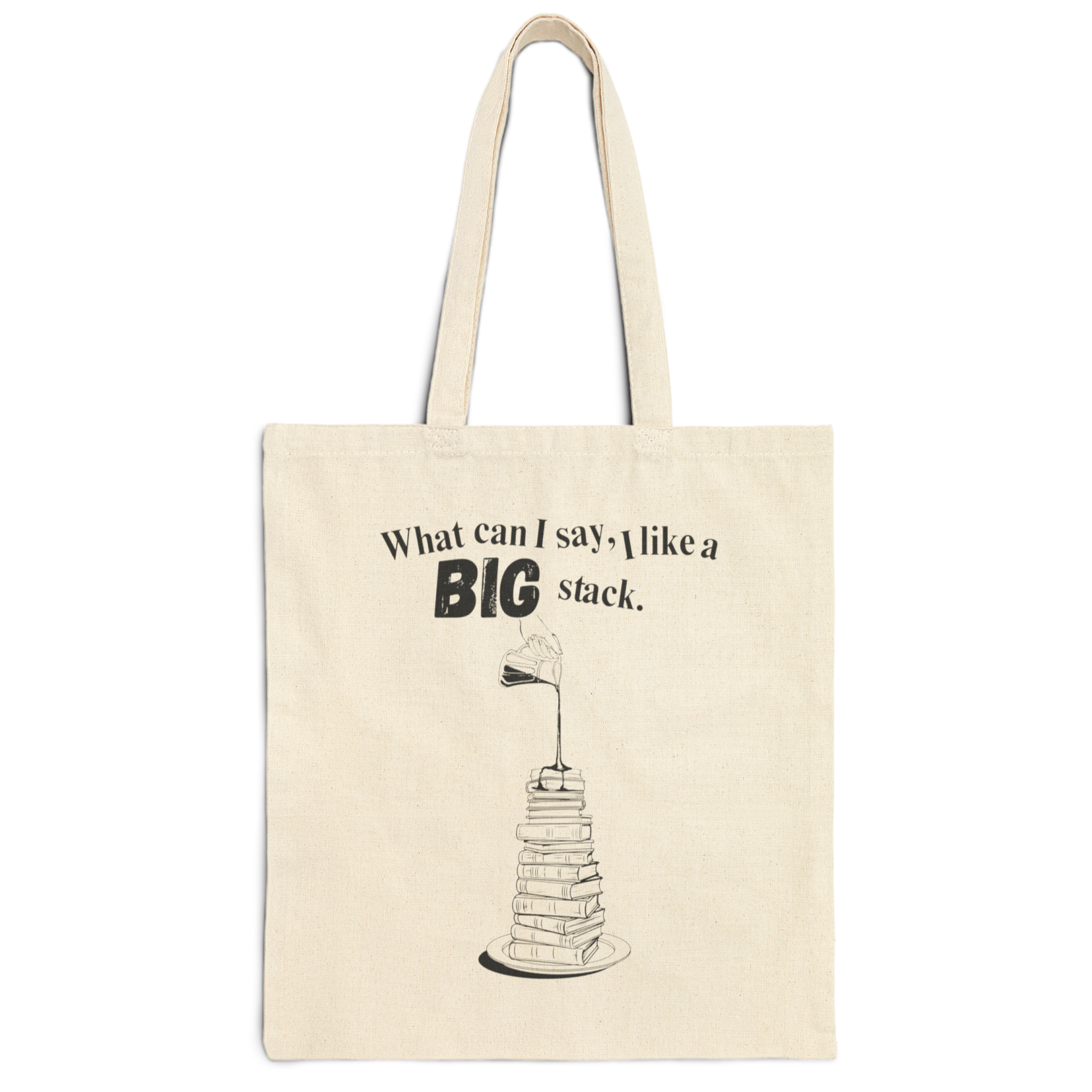 A Big Stack Cotton Canvas Tote Bag product thumbnail image A Big Stack Cotton Canvas Tote Bag product thumbnail image