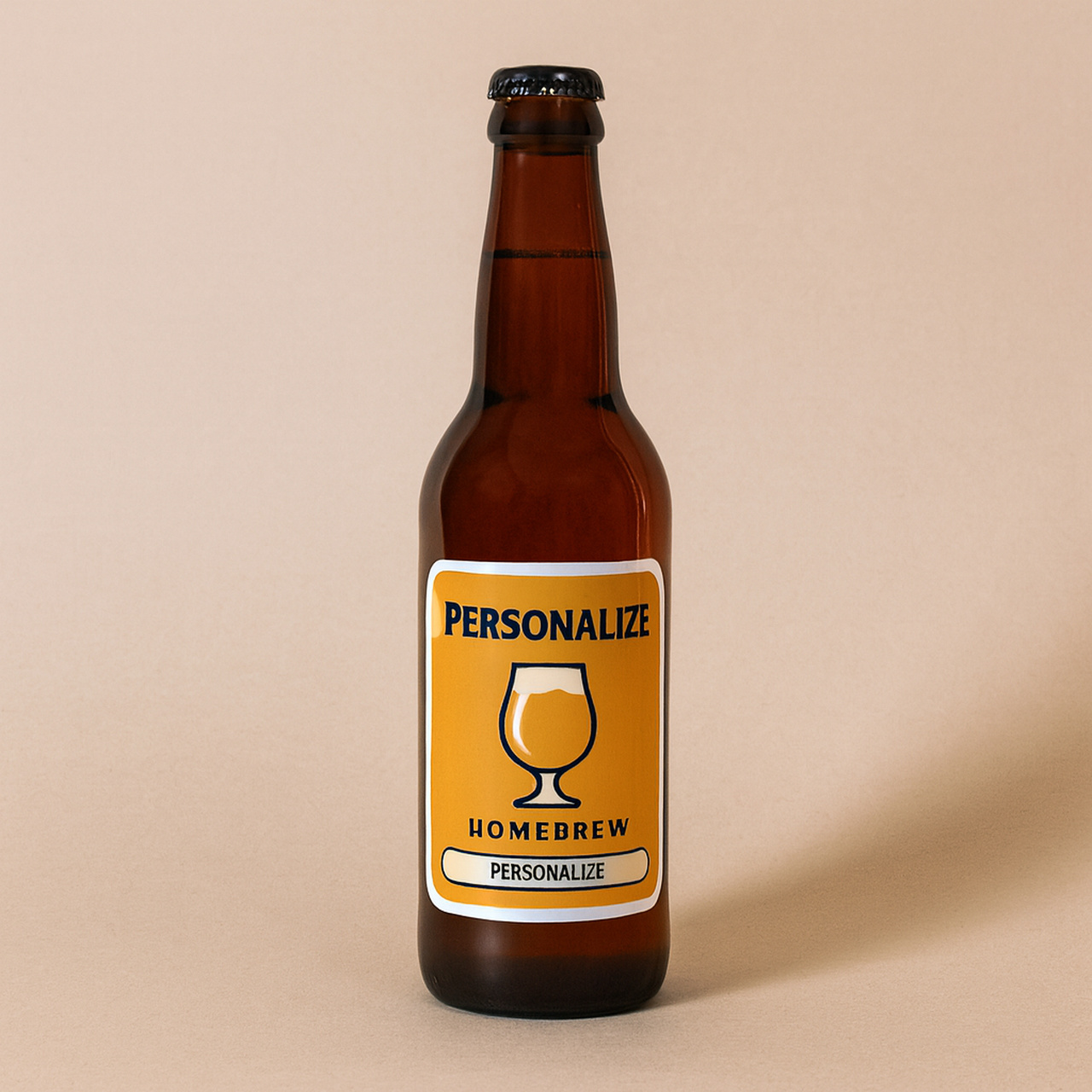 Wheat Beer Custom Beer Label product thumbnail image