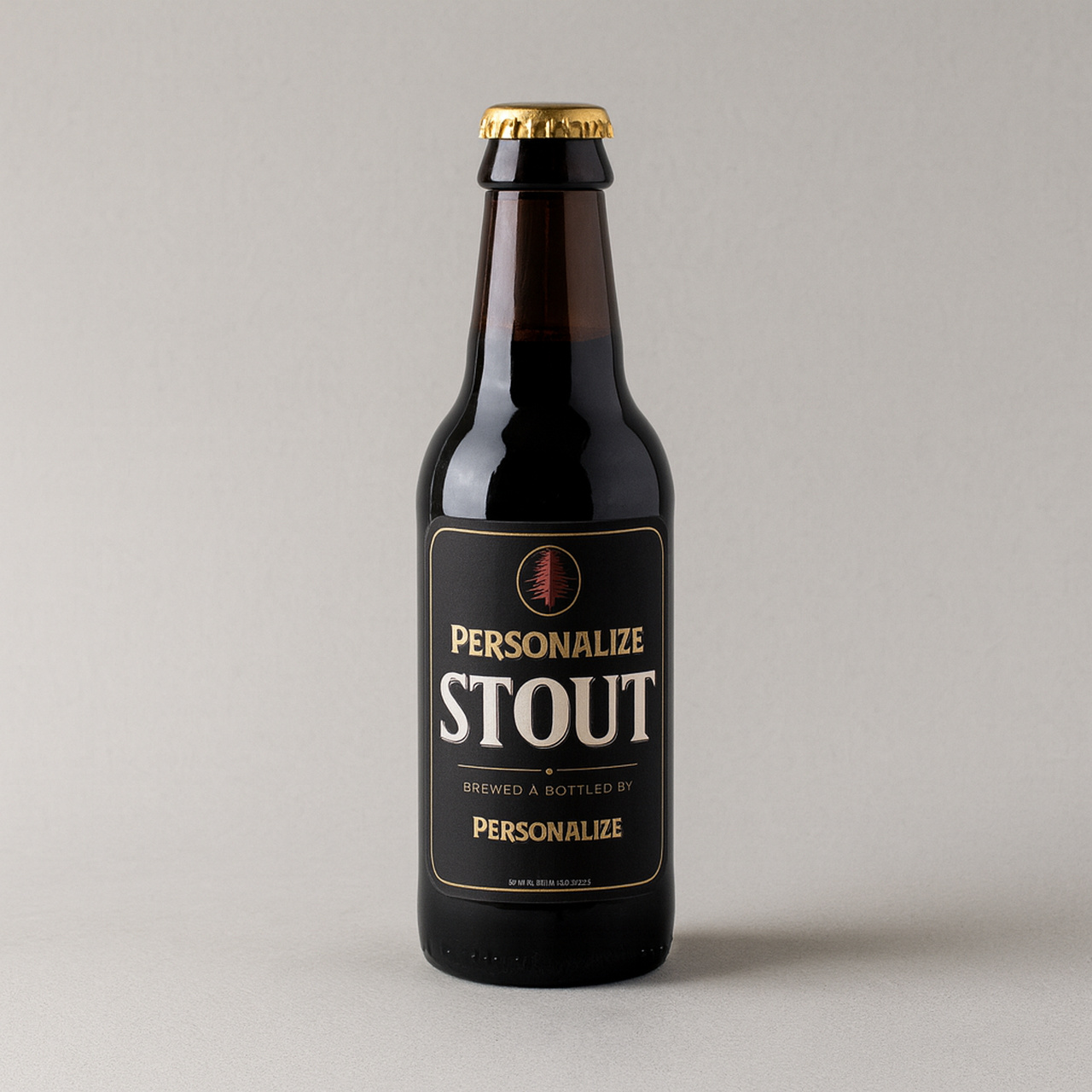 Black Stout Custom Beer Label Black Stout Custom Beer Label