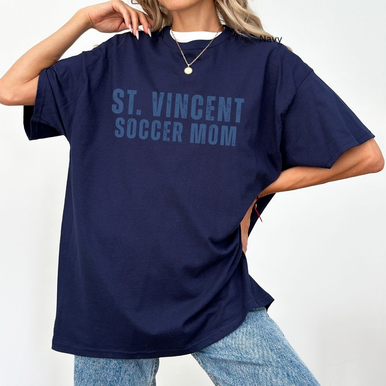 Unisex St Vincent Soccer Mom T-Shirt, Softstyle Tee for Soccer Moms, Sports Apparel, Gift for Mother's Day, Casual Wear, Team Spirit Tees Unisex St Vincent Soccer Mom T-Shirt, Softstyle Tee for Soccer Moms, Sports Apparel, Gift for Mother's Day, Casual Wear, Team Spirit Tees