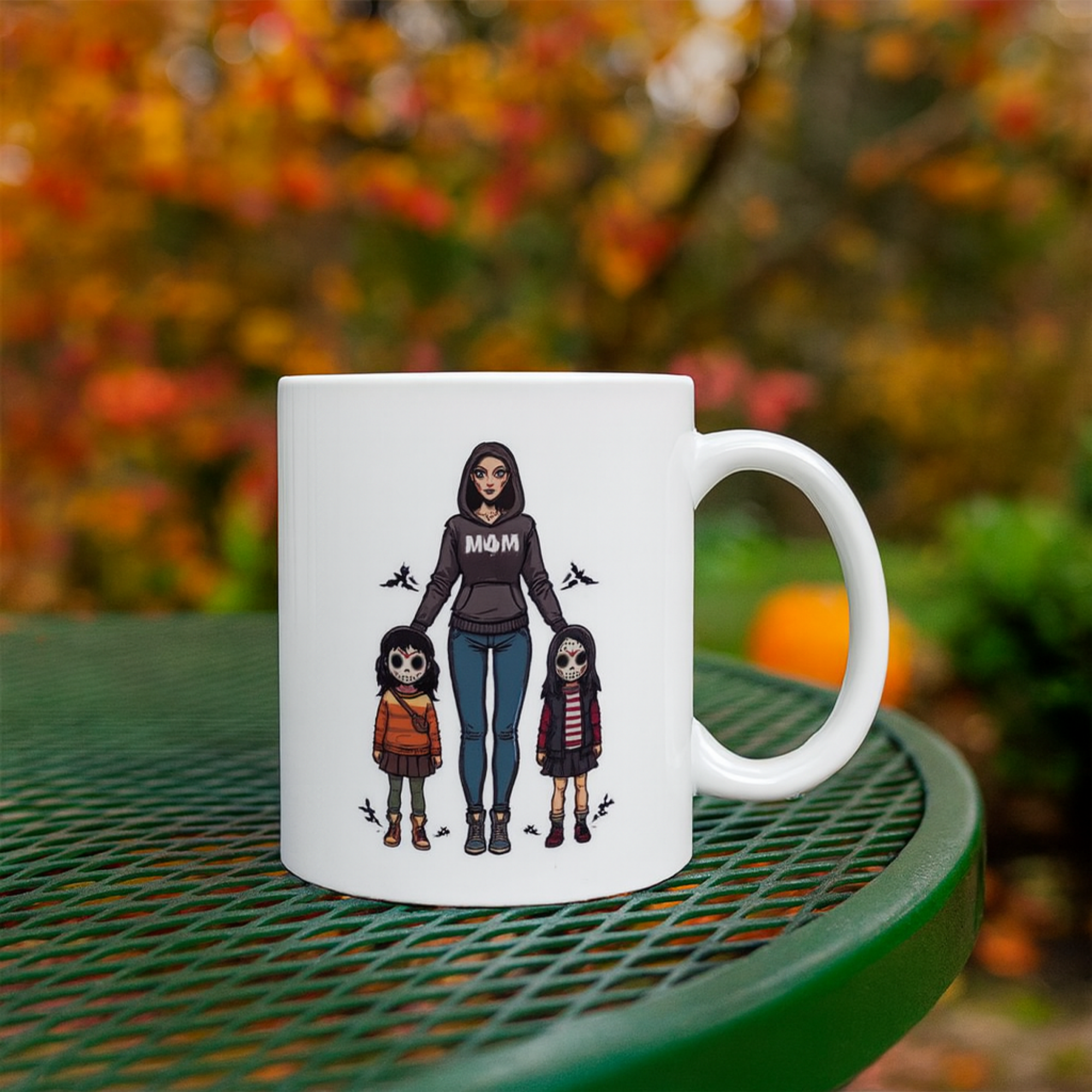 Halloween Horror Mama Coffee Mug Custom Spooky Mom And Kids Mug Scary Cute Family Halloween Gift Creepy Cute Skeleton Mom Mug product thumbnail image Halloween Horror Mama Coffee Mug Custom Spooky Mom And Kids Mug Scary Cute Family Halloween Gift Creepy Cute Skeleton Mom Mug product thumbnail image