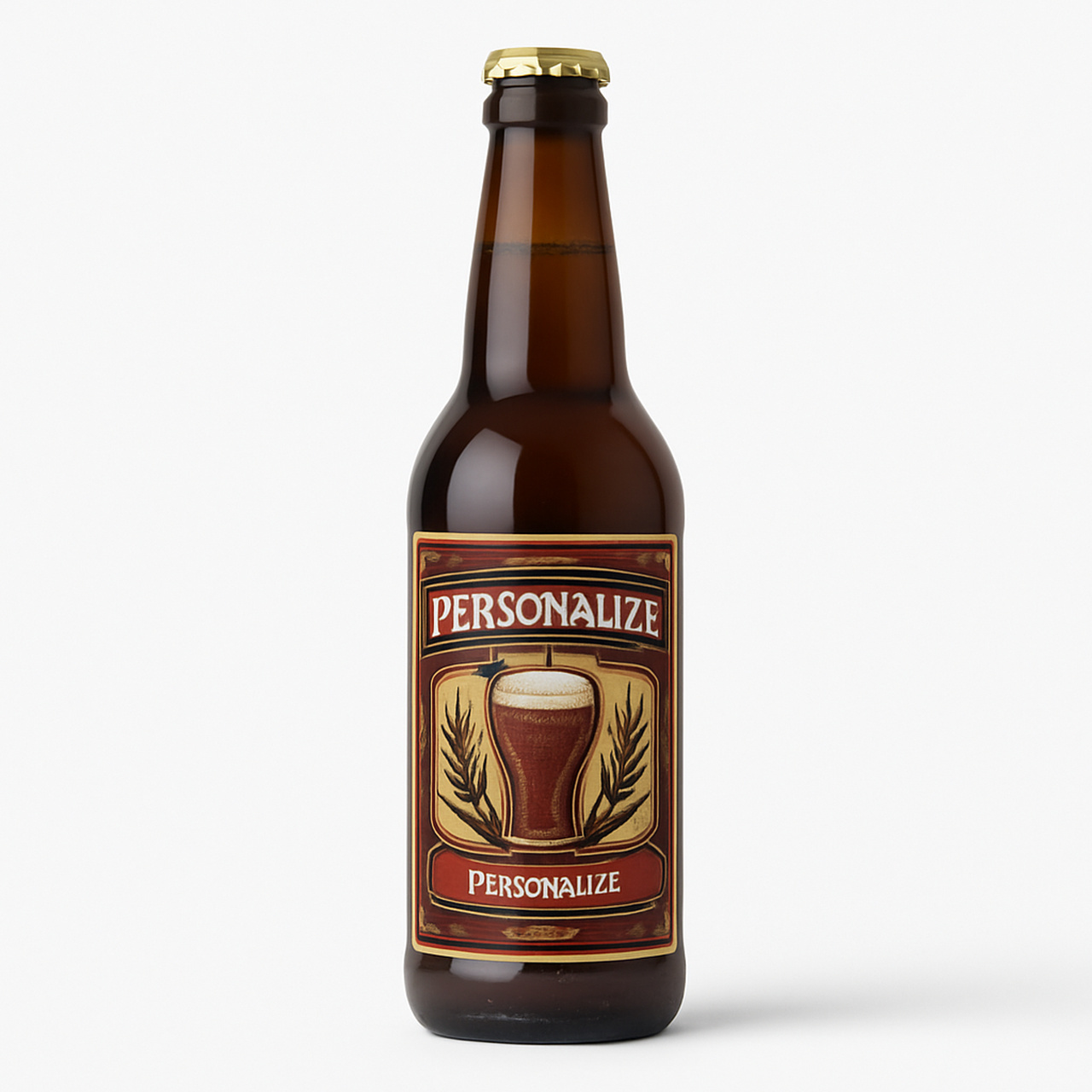 Red Ale (Irish Red) Custom Beer Label Red Ale (Irish Red) Custom Beer Label