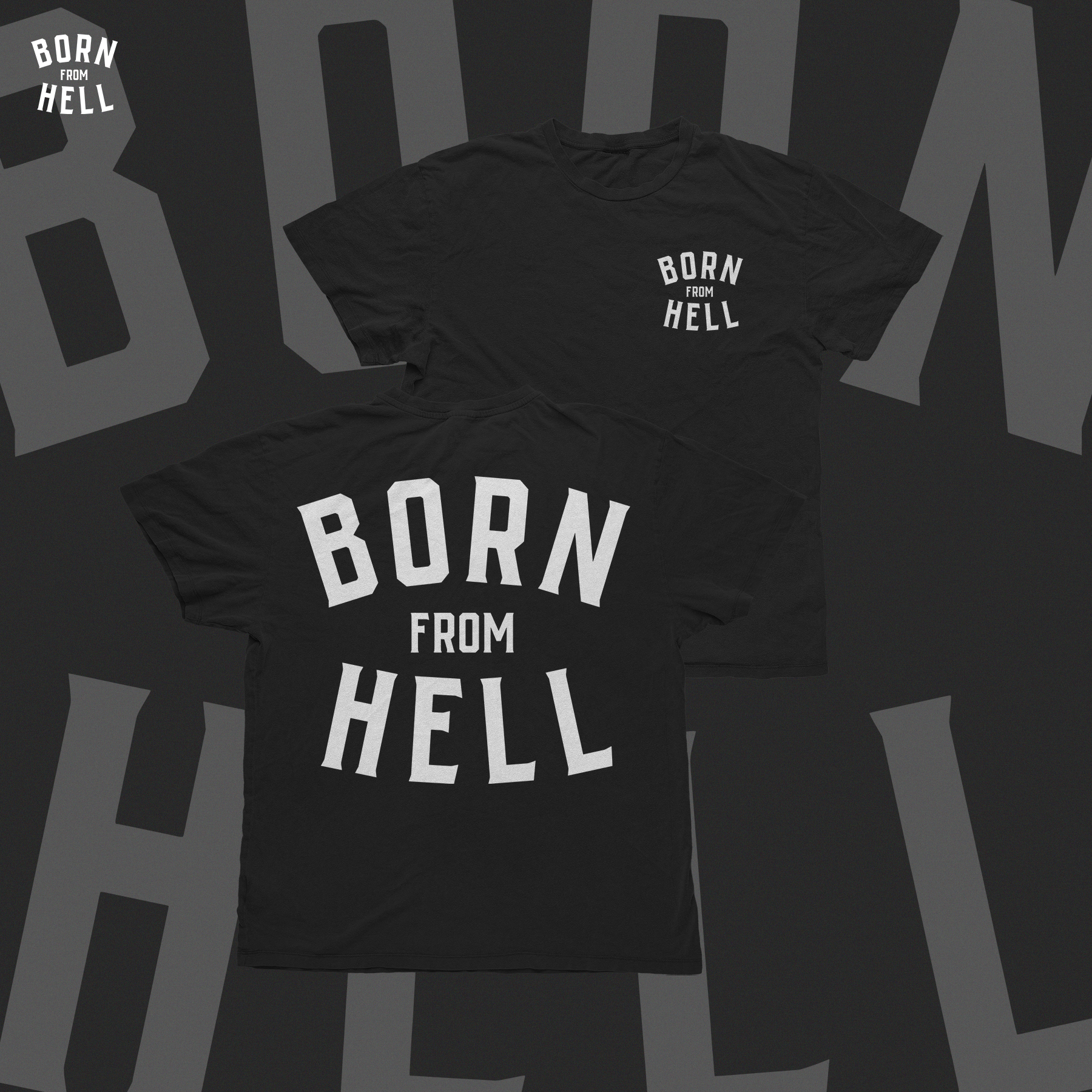 BORN FROM HELL TEE product thumbnail image BORN FROM HELL TEE product thumbnail image