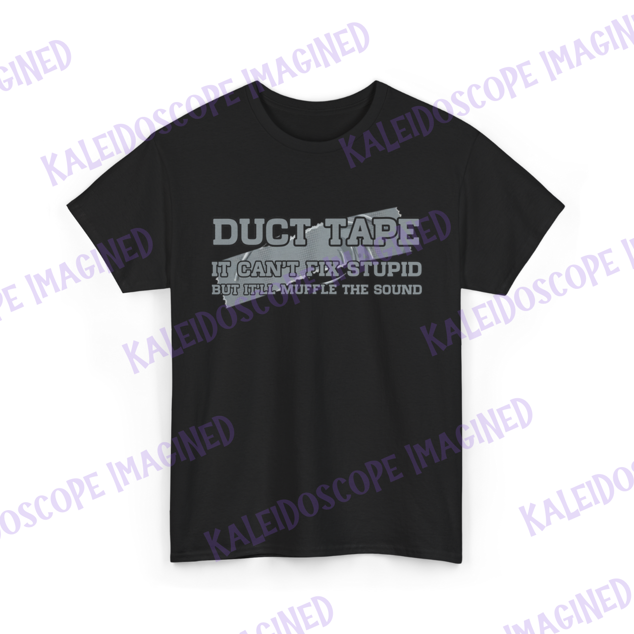 Duct Tape Humor Tee - Unisex Heavy Cotton T-Shirt, Funny Quote Shirt, Gift for Dad, Birthday T-Shirt, Casual Wear, Construction Worker [...] product thumbnail image