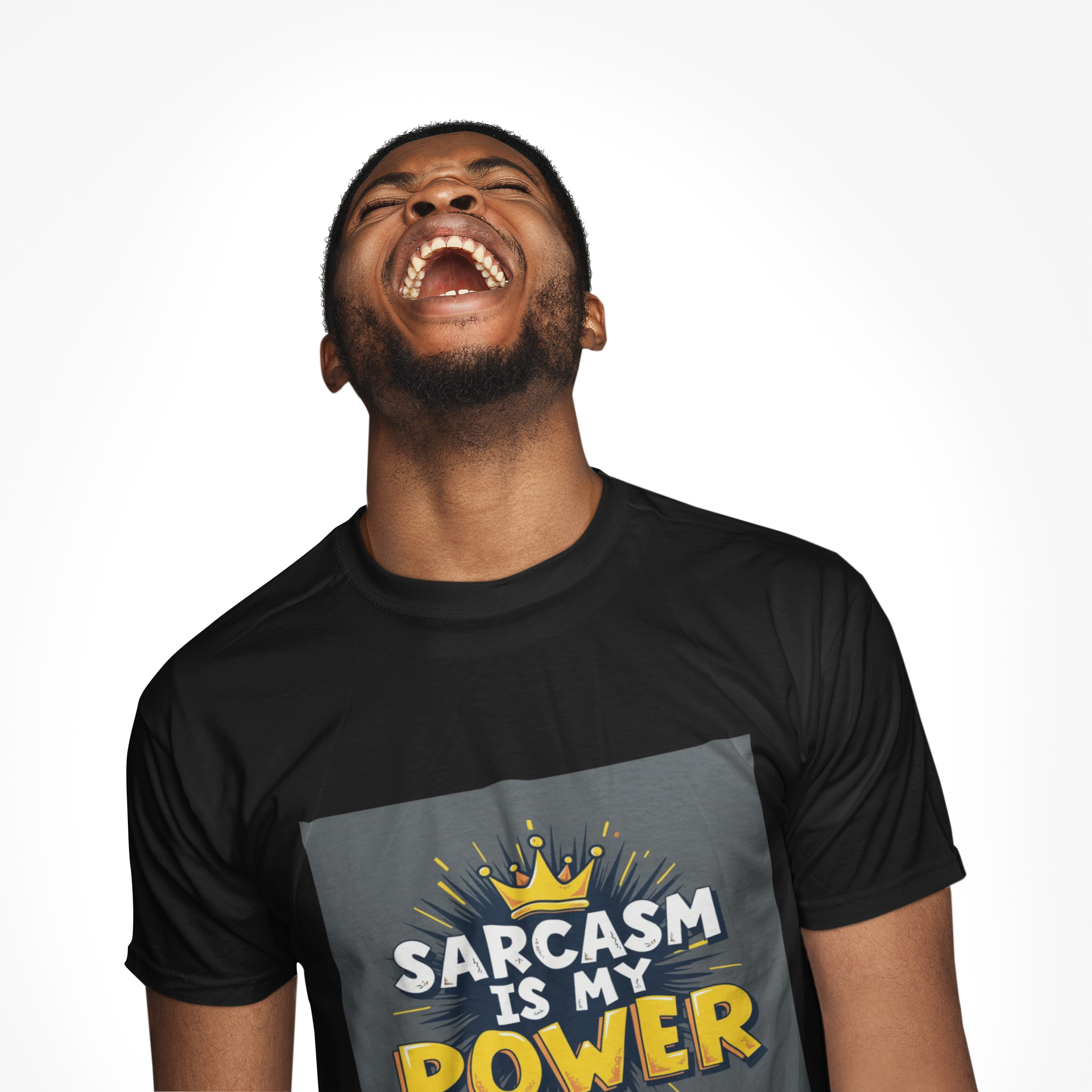 Sarcasm Is My Power T-shirt | Funny Graphic Tee product thumbnail image