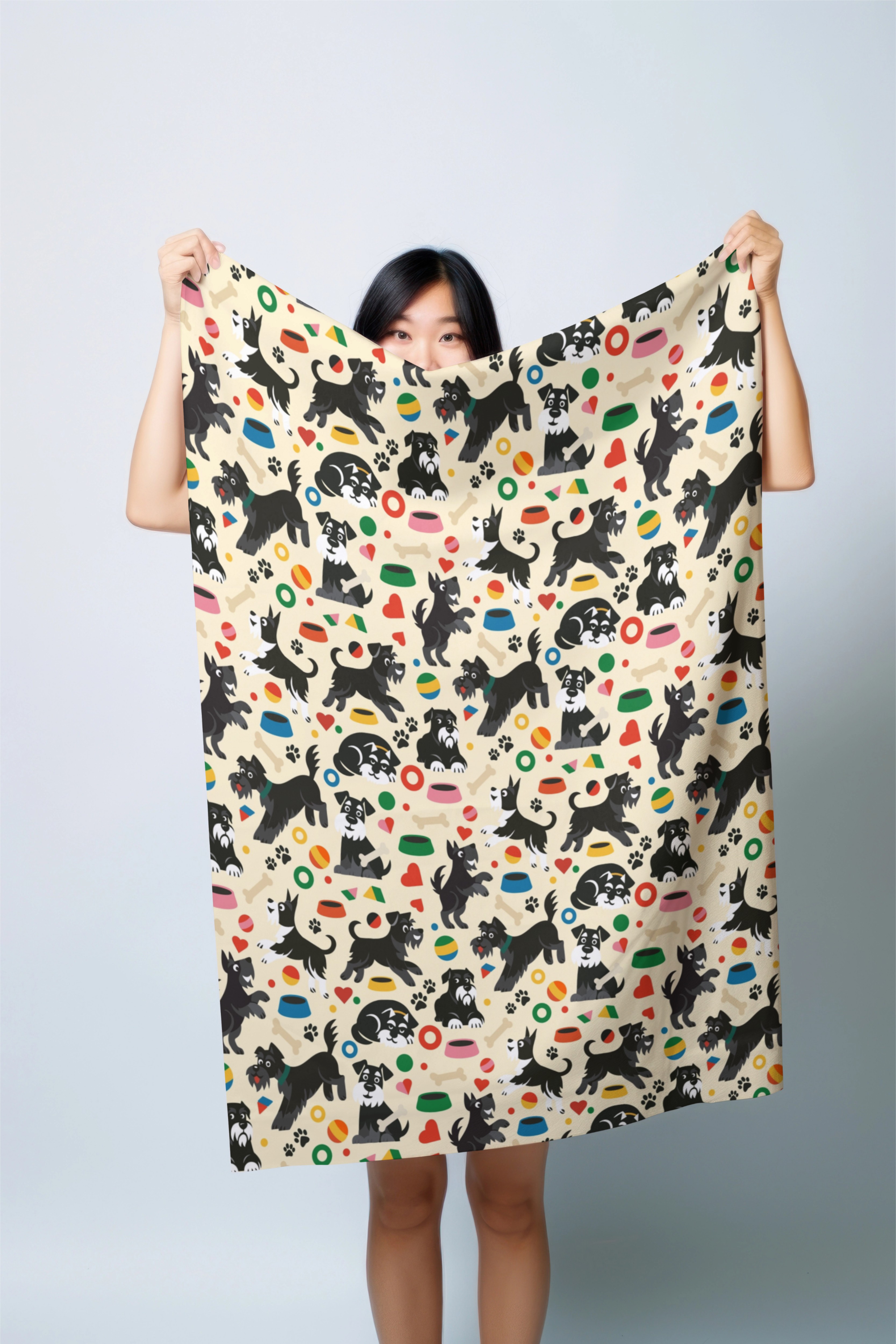 The Bearded Bunch Velveteen Blanket