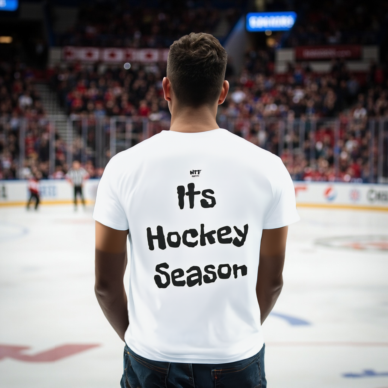 Hockey Season Unisex Tee - Don't Puck With Me Sarcasm Shirt product thumbnail image