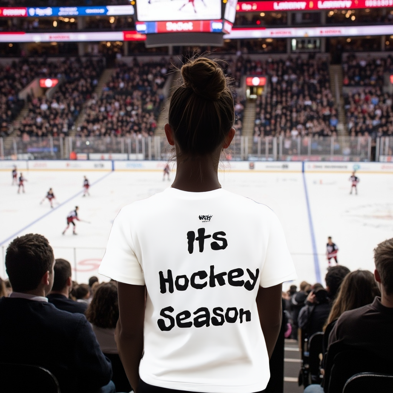 Hockey Season Unisex Tee - Don't Puck With Me Sarcasm Shirt product thumbnail image