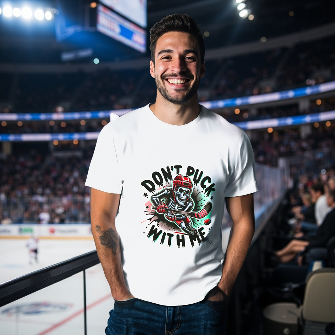 Hockey Season Unisex Tee - Don't Puck With Me Sarcasm Shirt Hockey Season Unisex Tee - Don't Puck With Me Sarcasm Shirt