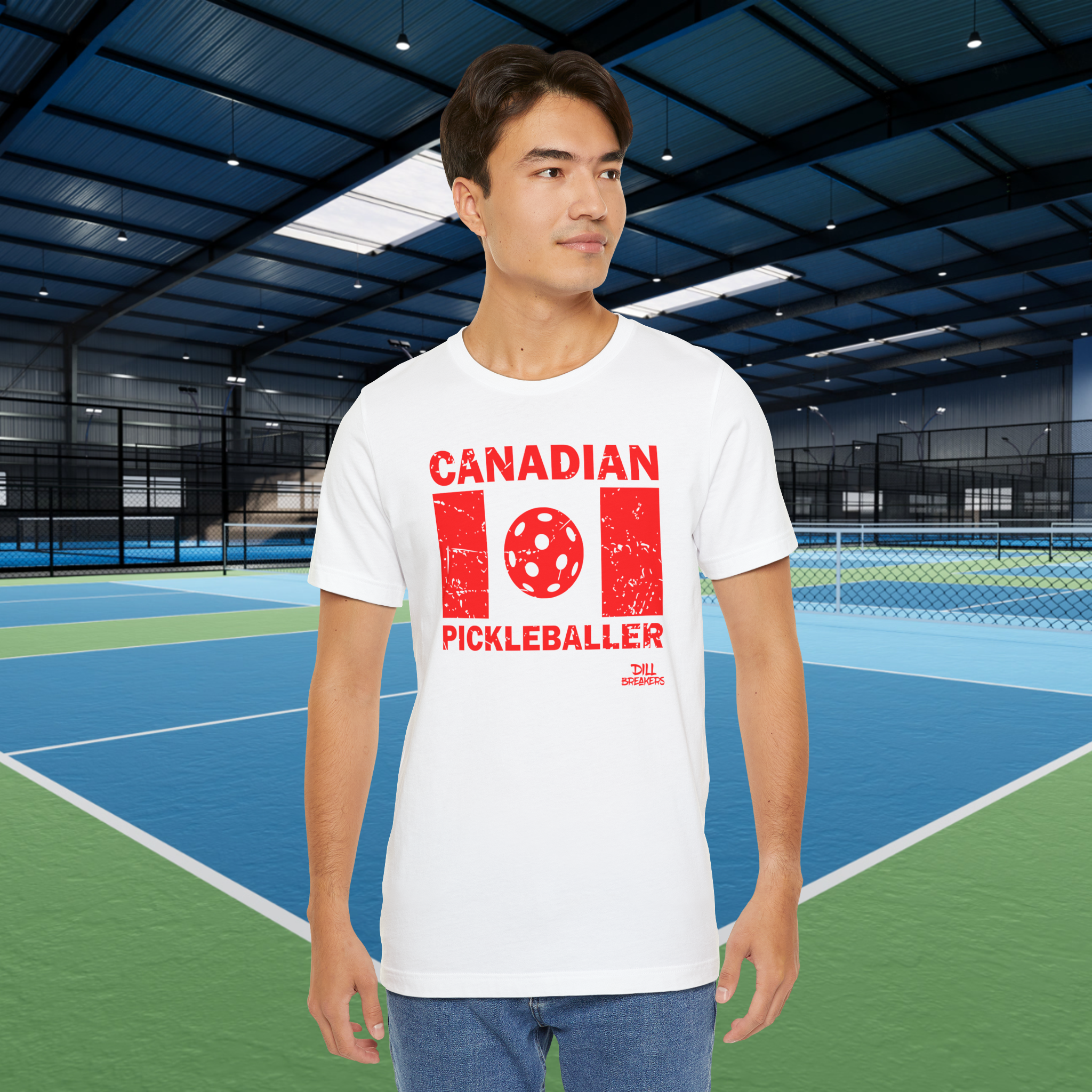 Canadian Pickleballer T-Shirt | Pickleball Canadian Flag | Canada Sports Tee | Pickleball Tee for Men &amp; Women | Pickleball Gift