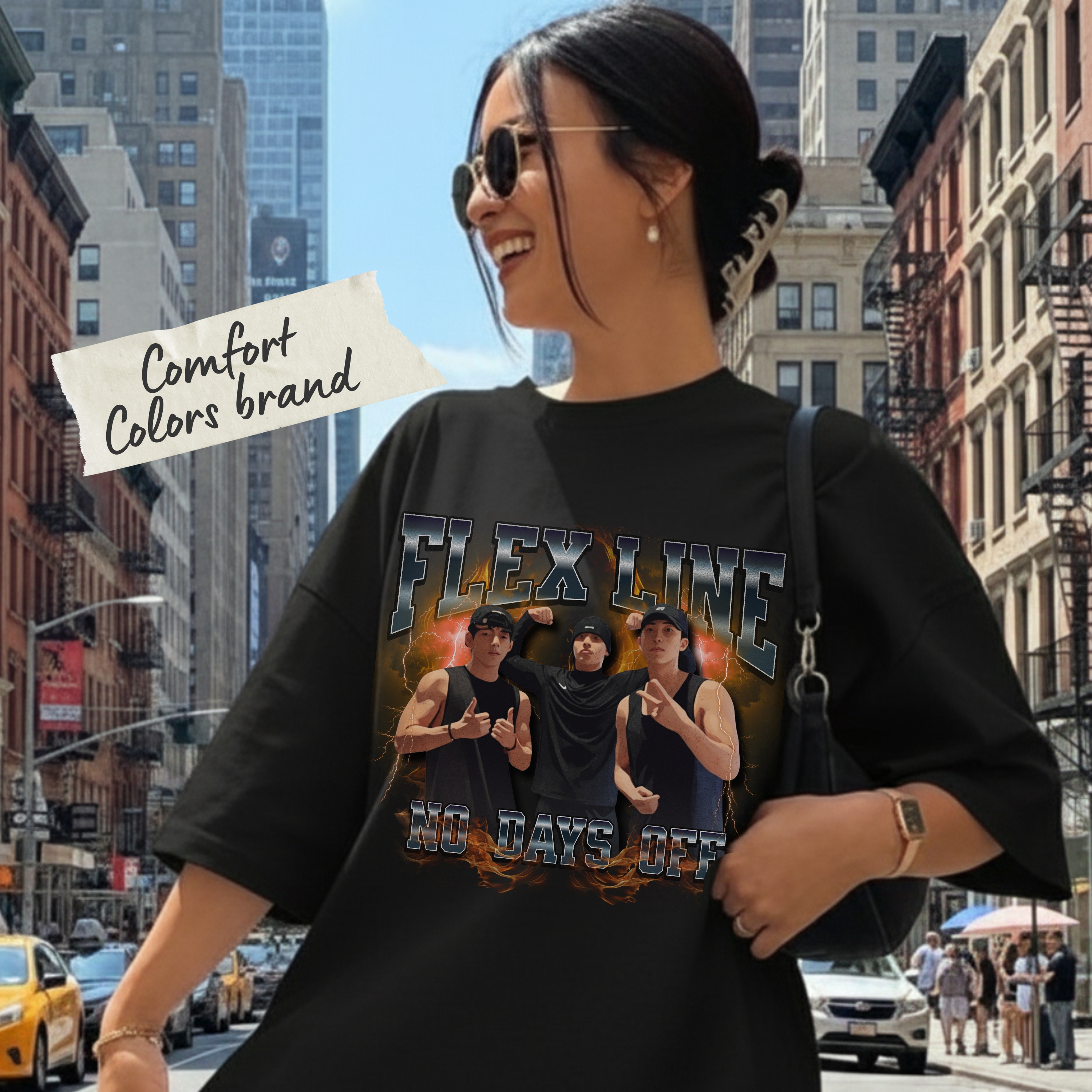 COMFORT COLORS Flex Line Unisex Cotton Tee product thumbnail image COMFORT COLORS Flex Line Unisex Cotton Tee product thumbnail image