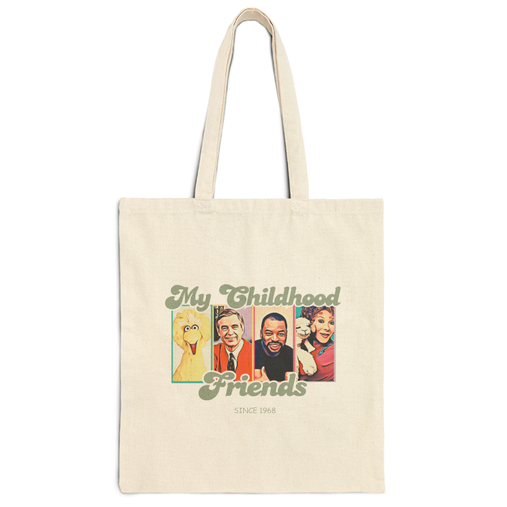 My Childhood Friends Cotton Canvas Tote Bag product thumbnail image My Childhood Friends Cotton Canvas Tote Bag product thumbnail image