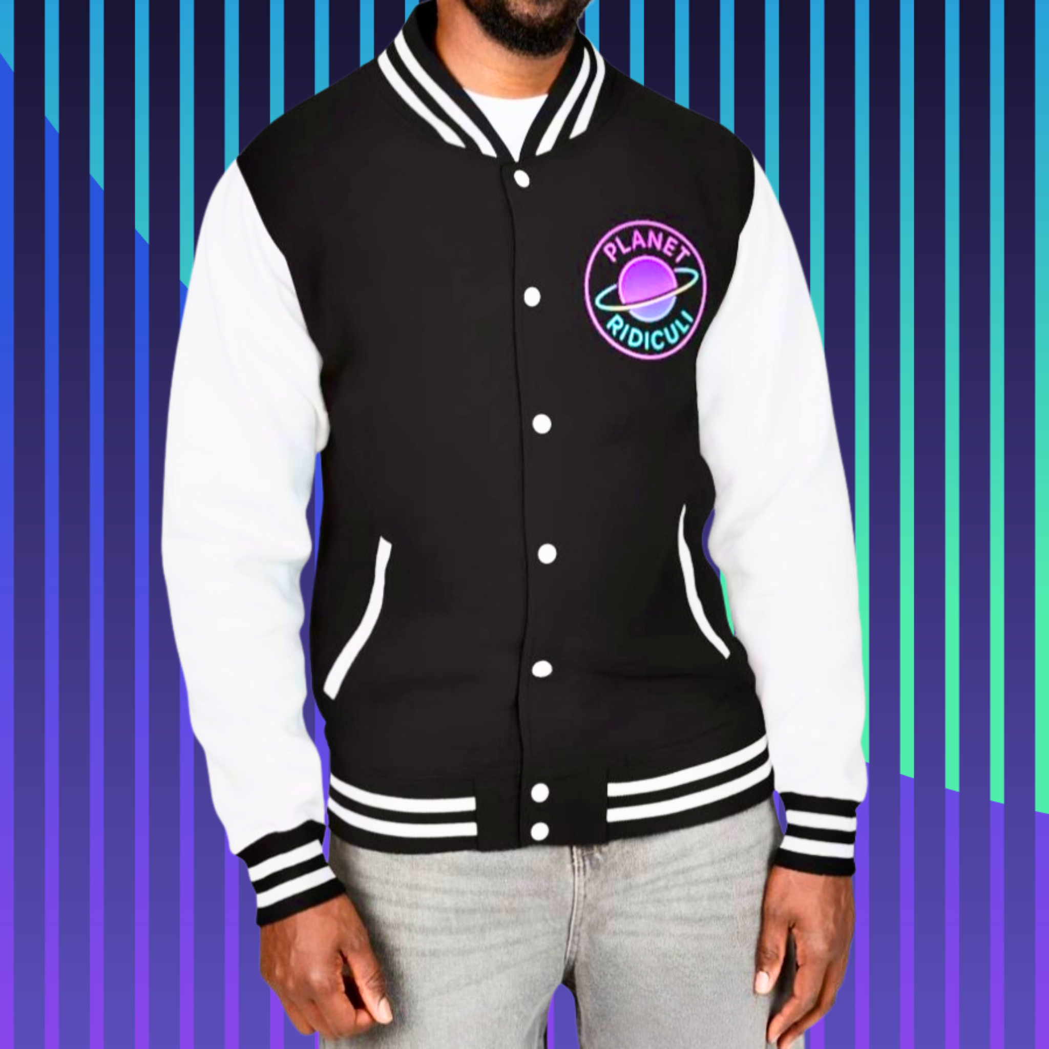 Retro Varsity Jacket (S-3XL) product thumbnail image