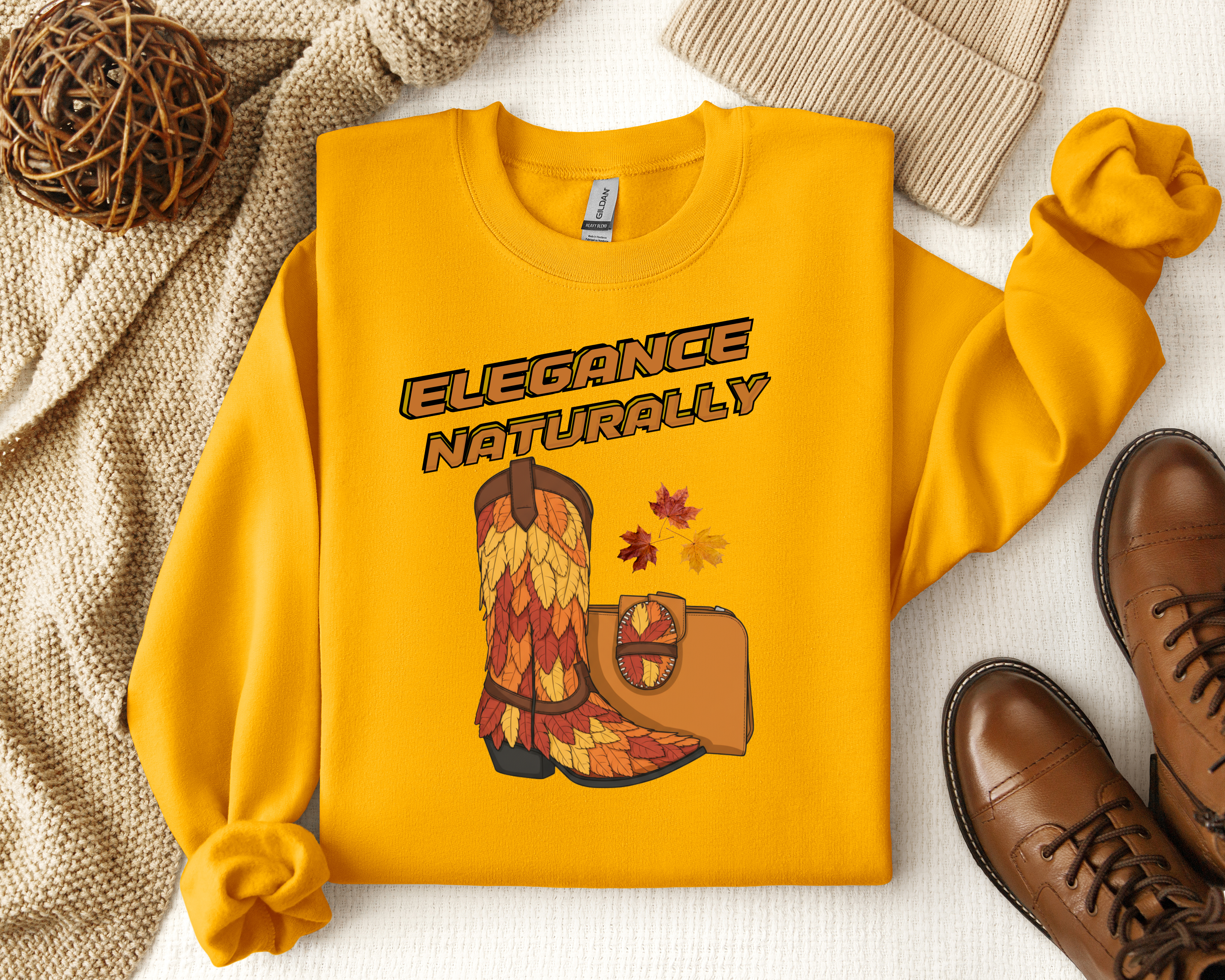 Elegance Naturally Women Sweatshirt product thumbnail image Elegance Naturally Women Sweatshirt product thumbnail image