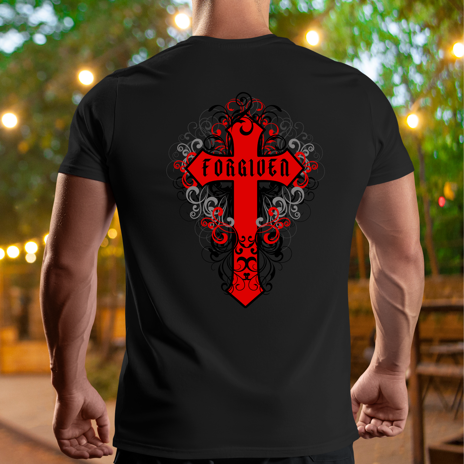 FORGIVEN - V-Neck Unisex T-Shirt product thumbnail image FORGIVEN - V-Neck Unisex T-Shirt product thumbnail image