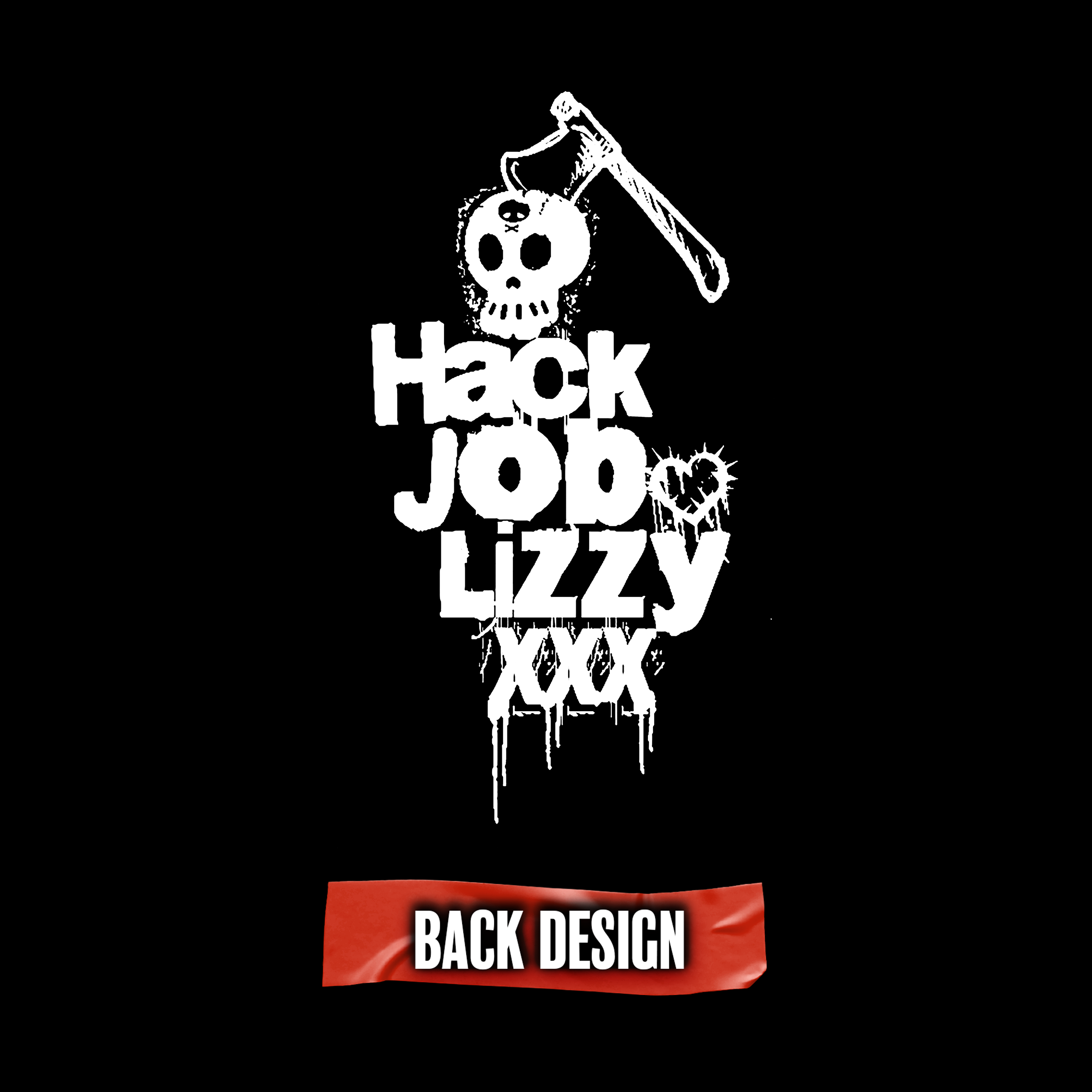 Women’s Poly Cotton Crop | Hack Job Lizzy Signature | Punk Goth Halloween Shirt product thumbnail image Women’s Poly Cotton Crop | Hack Job Lizzy Signature | Punk Goth Halloween Shirt product thumbnail image