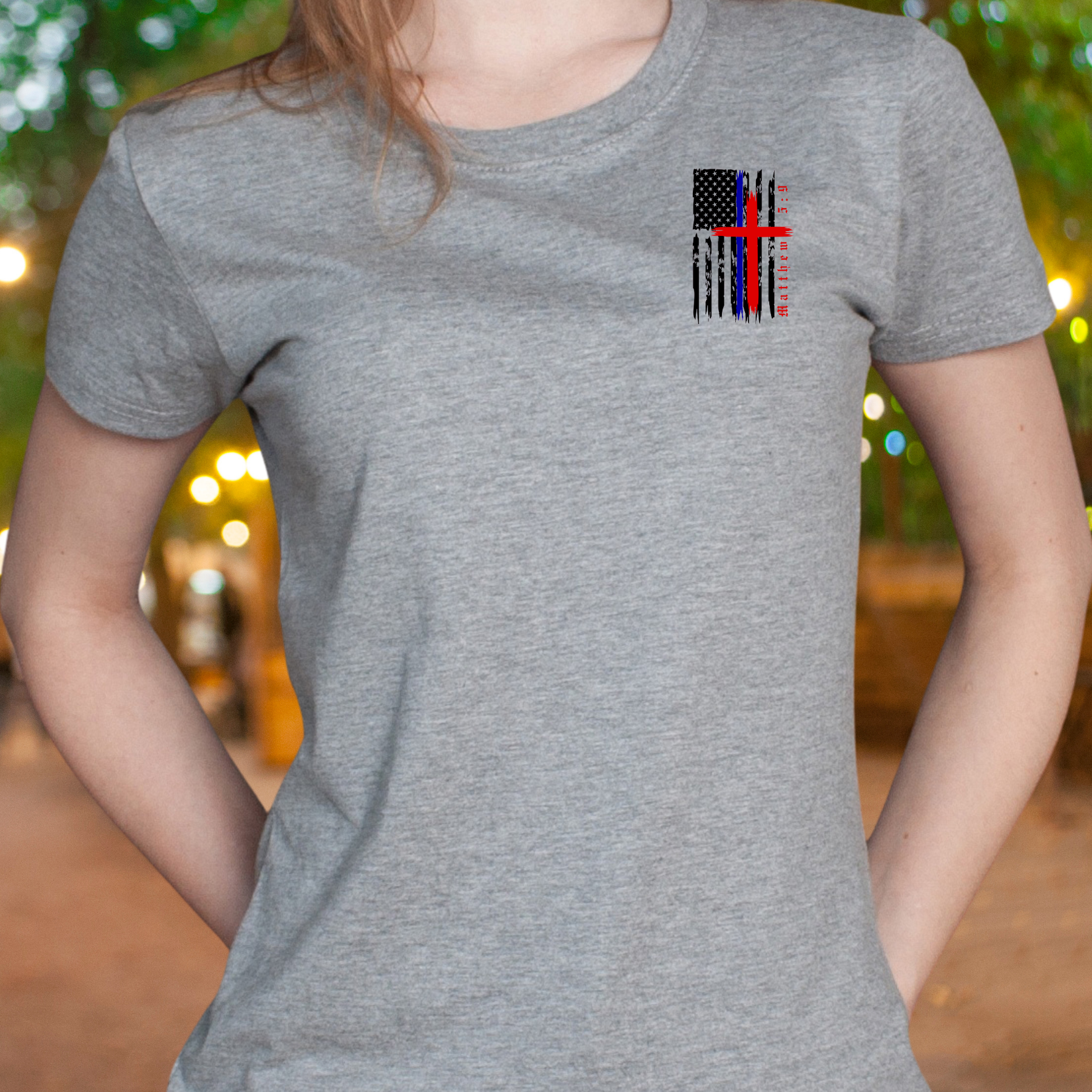 Peacemakers - Crew Neck Unisex T-Shirt featuring Matthew 5:9 product thumbnail image Peacemakers - Crew Neck Unisex T-Shirt featuring Matthew 5:9 product thumbnail image