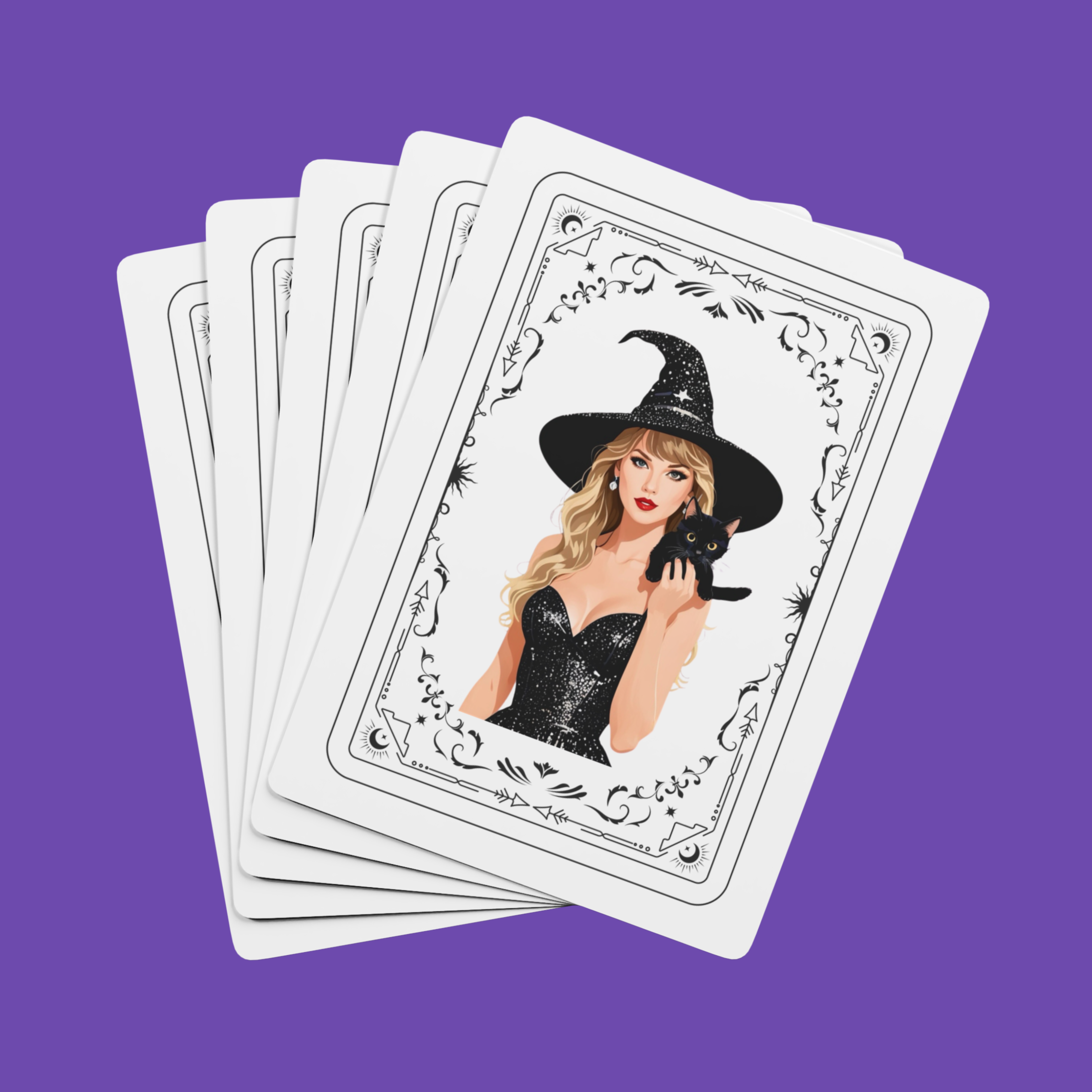 TAYLOR GOOD WITCH - Playing Cards NOT PERSONALIZED TAYLOR GOOD WITCH - Playing Cards NOT PERSONALIZED