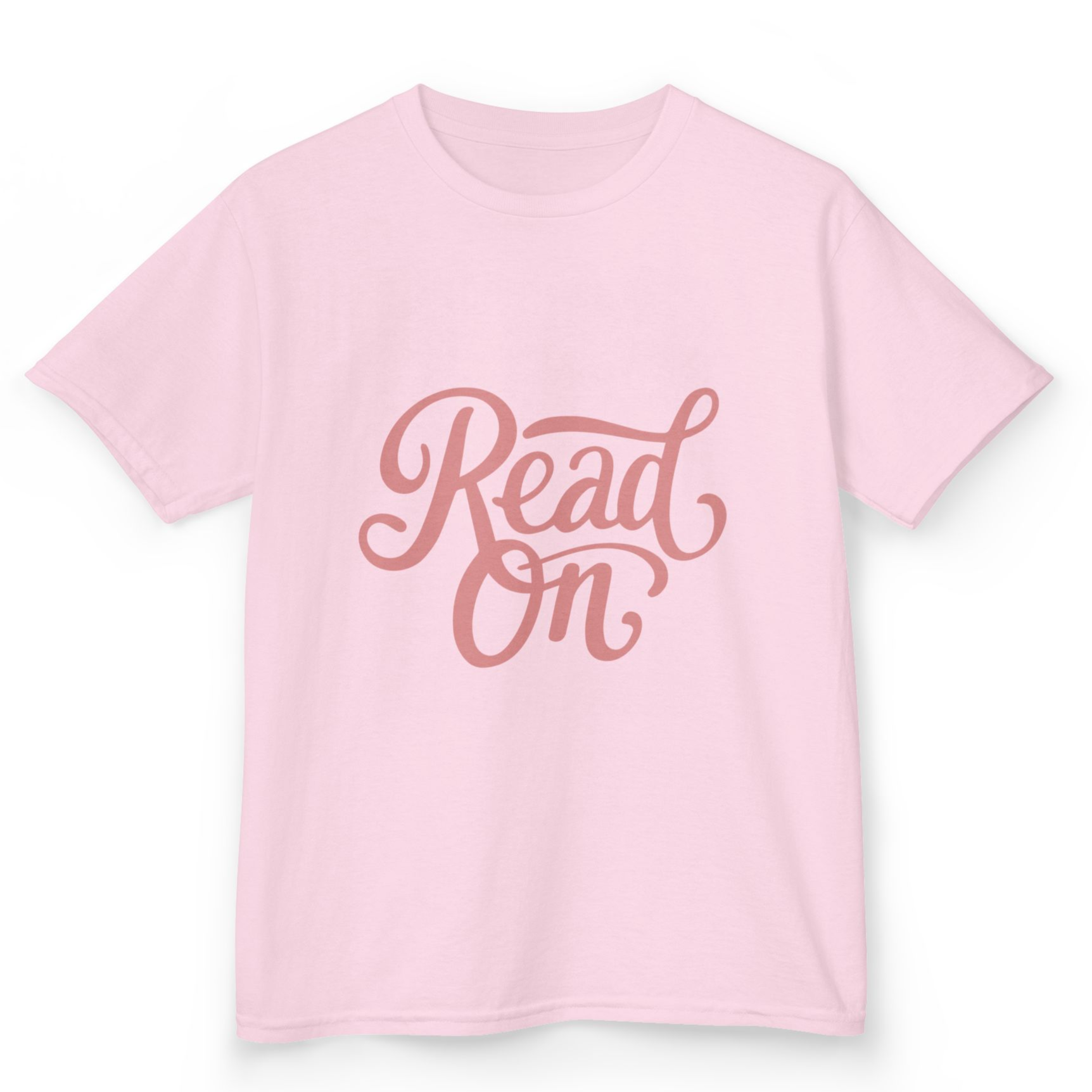 Read On - Pink Letters KIDS Graphic T-Shirt product thumbnail image
