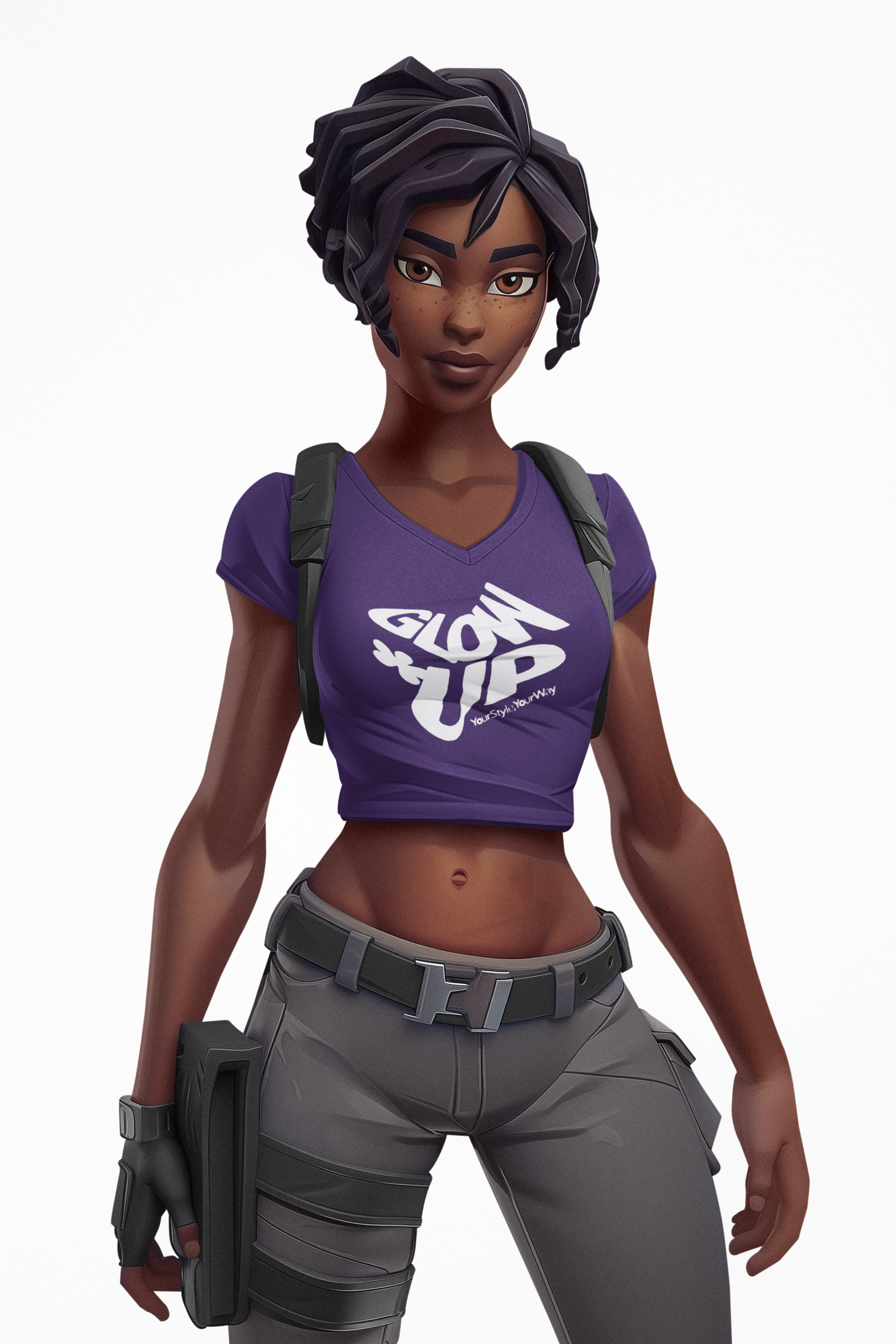 Glow Up V-Neck Tee, Motivational T-Shirt, Unisex Graphic Shirt, Inspirational Gift, Casual Wear, Birthday Gift, Positive Vibes product thumbnail image Glow Up V-Neck Tee, Motivational T-Shirt, Unisex Graphic Shirt, Inspirational Gift, Casual Wear, Birthday Gift, Positive Vibes product thumbnail image