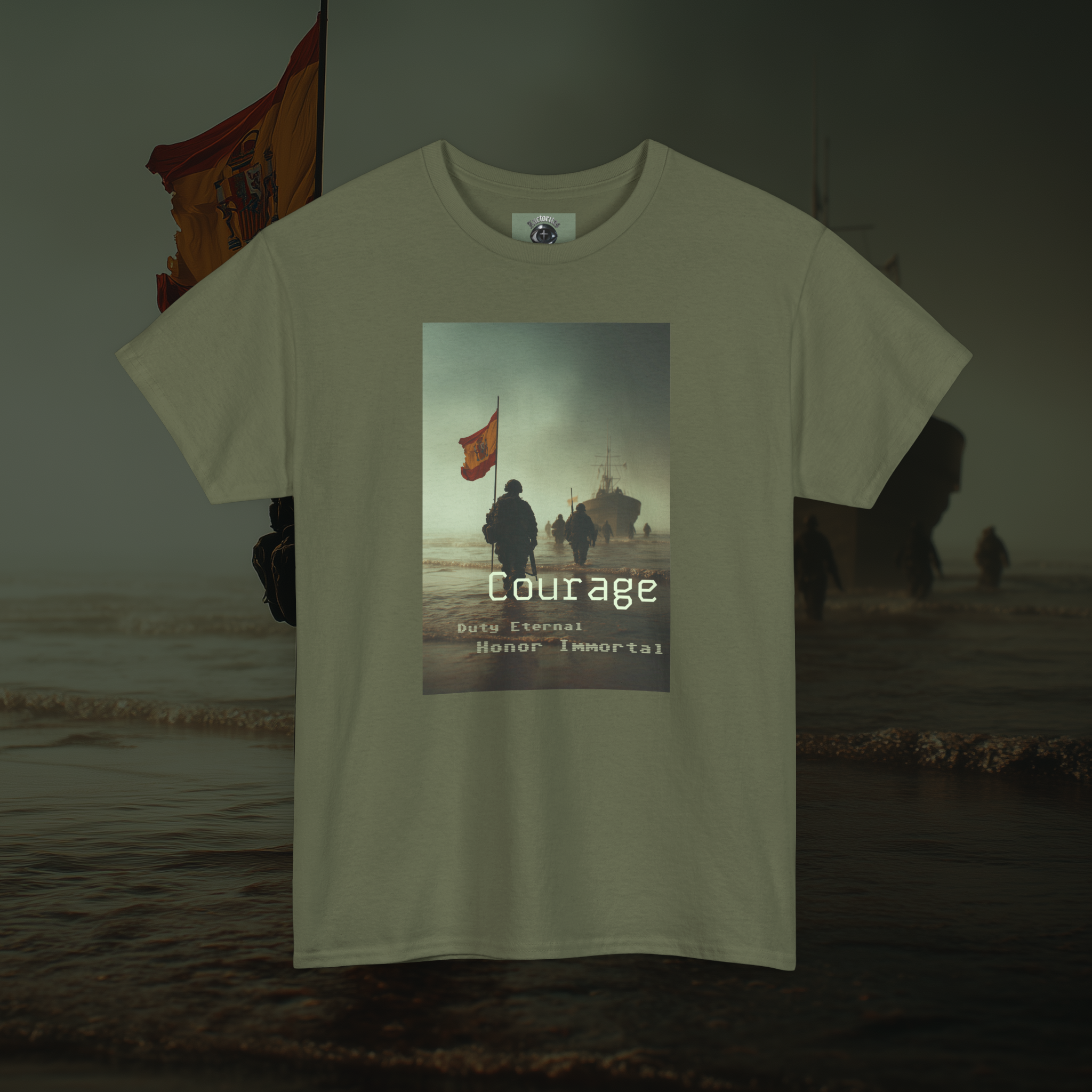 "Courage" Amictus Graphic T-Shirt product thumbnail image "Courage" Amictus Graphic T-Shirt product thumbnail image