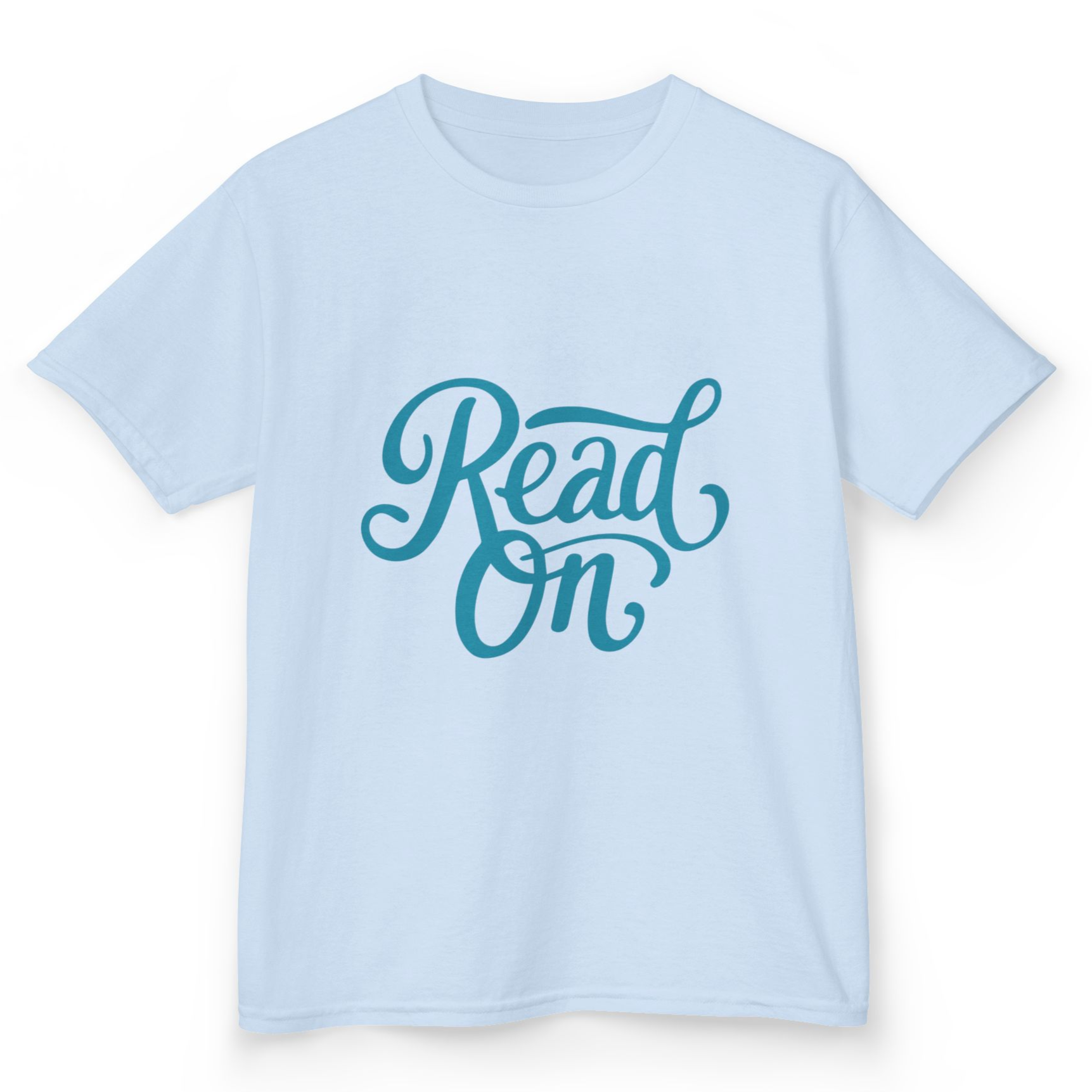 Read On - Blue Letters KIDS Graphic T-Shirt product thumbnail image