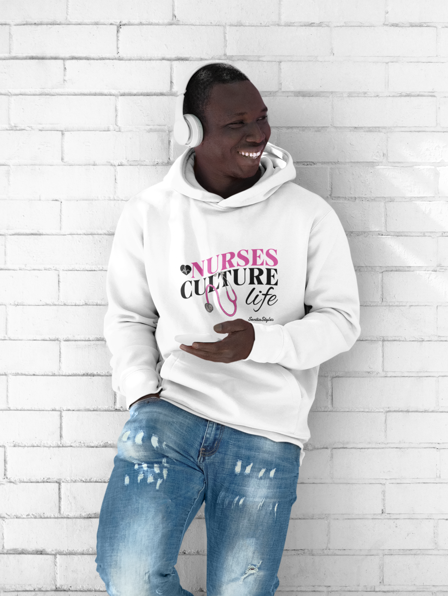 Nurses Culture Life Hoodie | Cozy Fleece for Healthcare Heroes | Gift for Nurses, Nursing Students, Medical Workers, Appreciation Day product thumbnail image