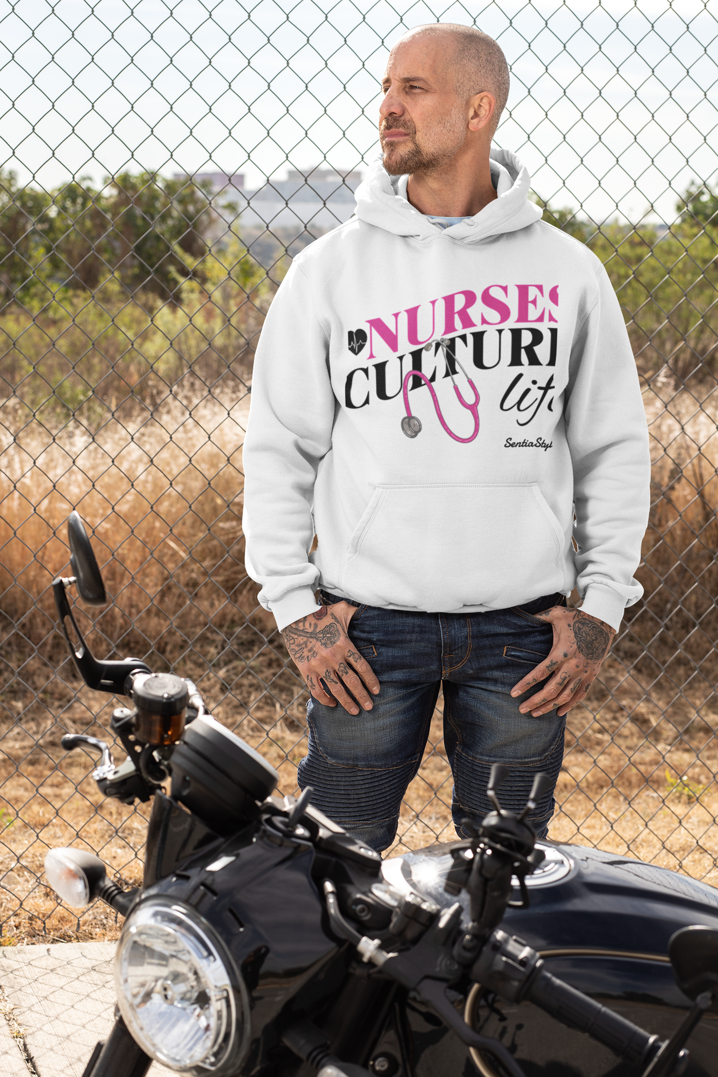 Nurses Culture Life Hoodie | Cozy Fleece for Healthcare Heroes | Gift for Nurses, Nursing Students, Medical Workers, Appreciation Day product thumbnail image