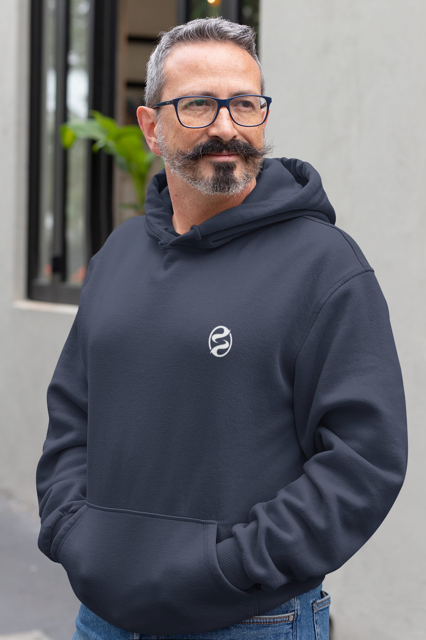 Sentia Styles Official Logo, Cozy Unisex Midweight Fleece Hoodie, Perfect for Casual Outings, Everyday Wear, Holiday Gifting, Relaxation, Layering product thumbnail image