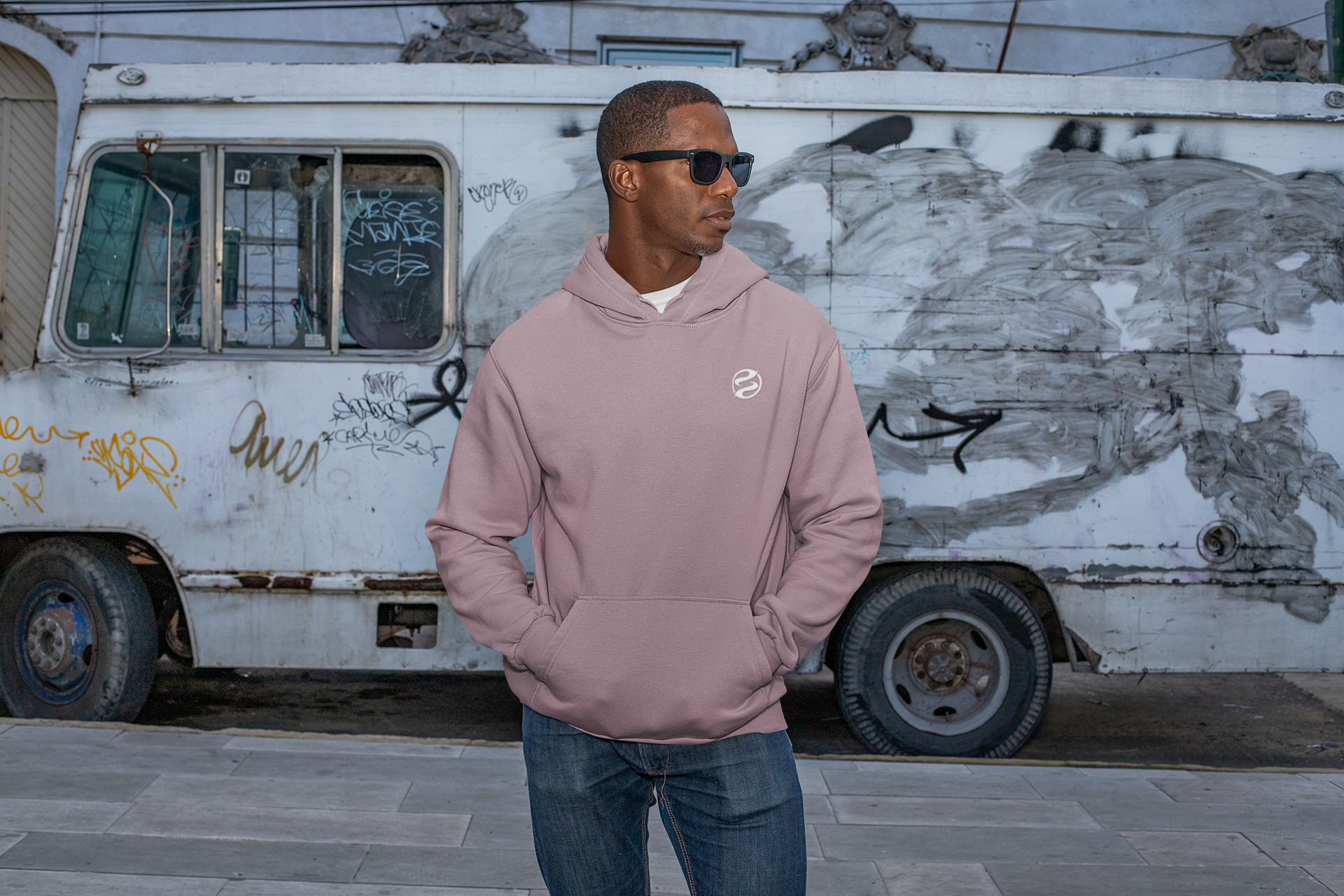 Sentia Styles Official Logo, Cozy Unisex Midweight Fleece Hoodie, Perfect for Casual Outings, Everyday Wear, Holiday Gifting, Relaxation, Layering product thumbnail image