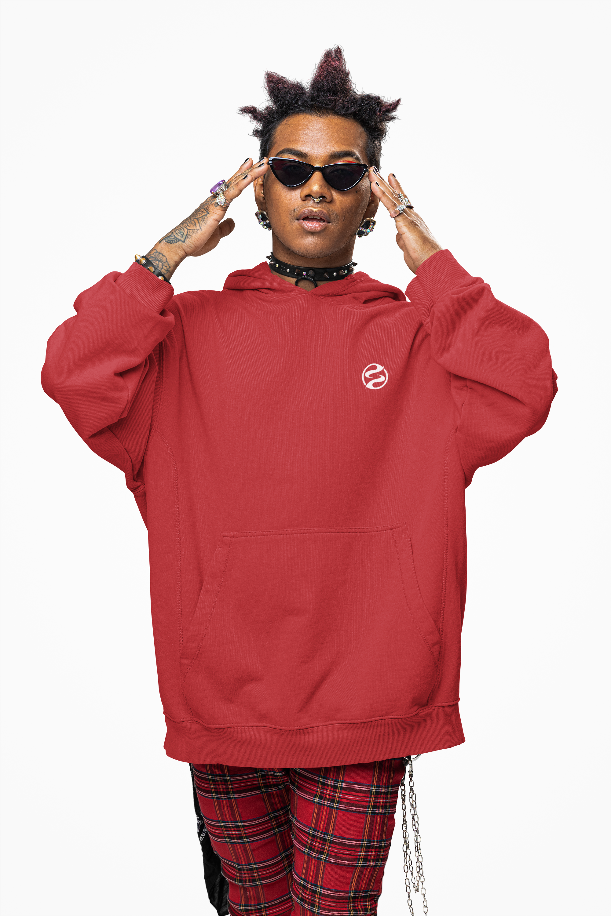 Sentia Styles Official Logo, Cozy Unisex Midweight Fleece Hoodie, Perfect for Casual Outings, Everyday Wear, Holiday Gifting, Relaxation, Layering