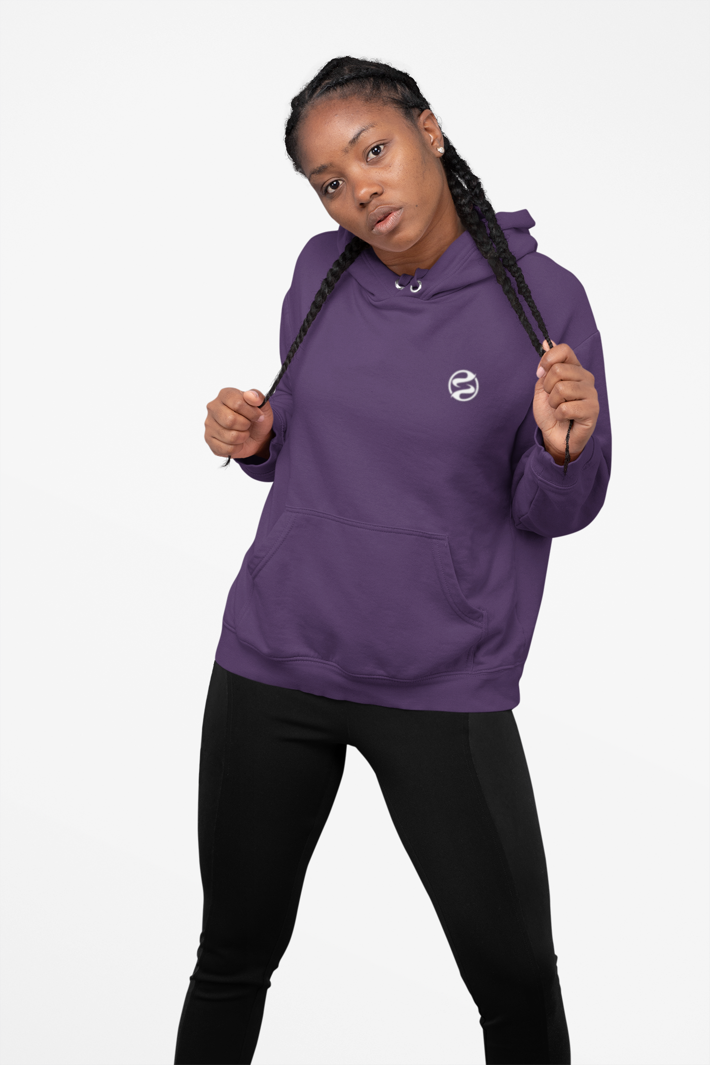 Sentia Styles Official Logo, Cozy Unisex Midweight Fleece Hoodie, Perfect for Casual Outings, Everyday Wear, Holiday Gifting, Relaxation, Layering product thumbnail image