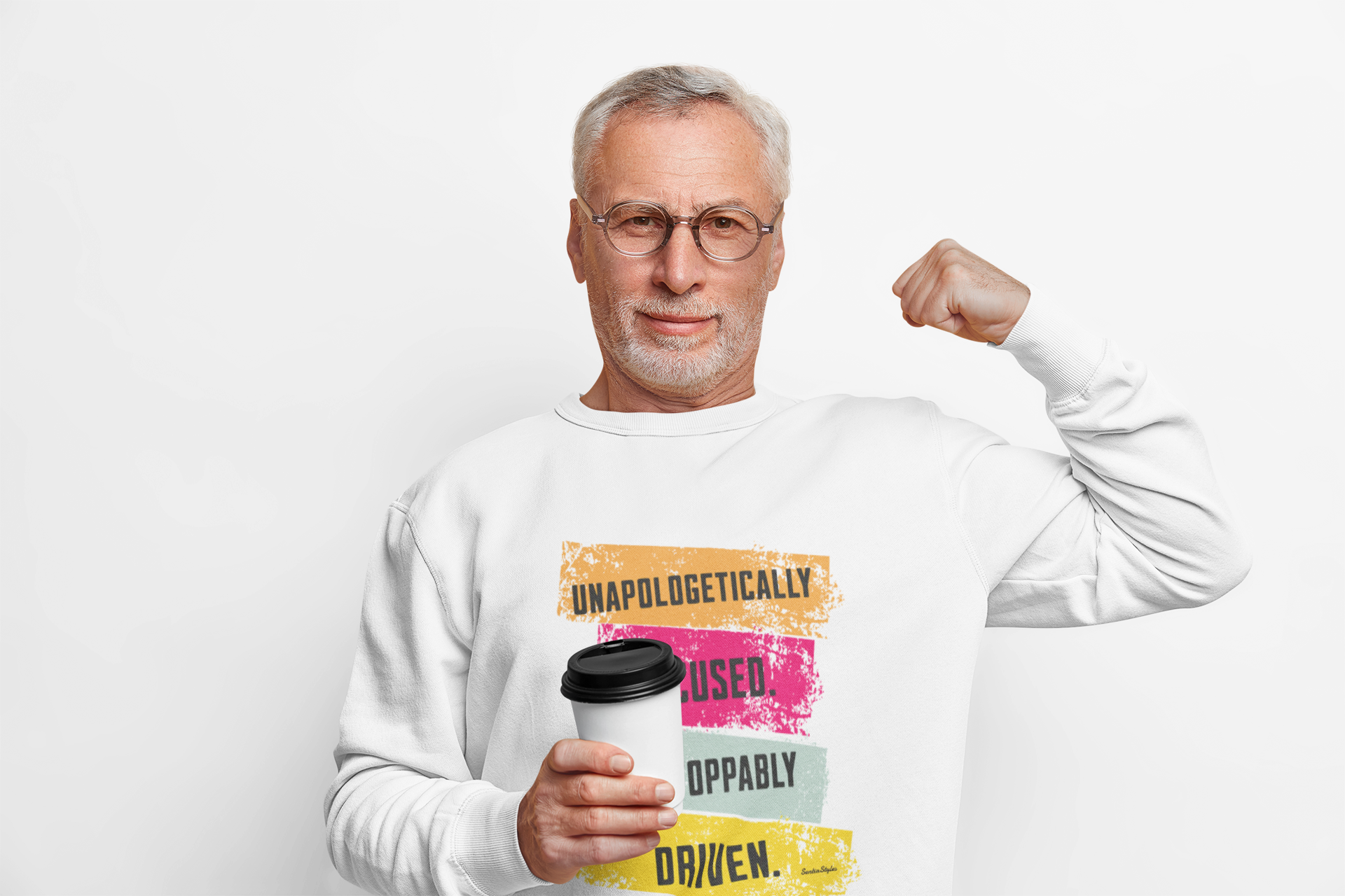 Unapologetically Focused. Unstoppably Driven. Crewneck Sweatshirt for Motivation, Inspirational Gift, Cozy Wear, Everyday Style, Self-Motivation Apparel product thumbnail image Unapologetically Focused. Unstoppably Driven. Crewneck Sweatshirt for Motivation, Inspirational Gift, Cozy Wear, Everyday Style, Self-Motivation Apparel product thumbnail image