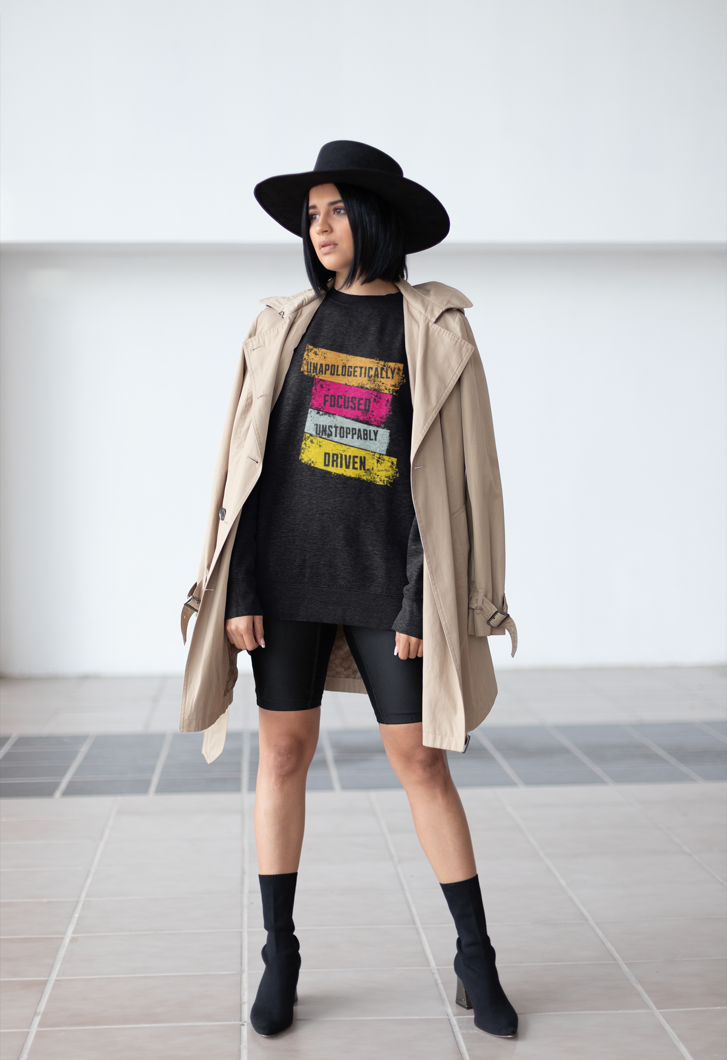 Unapologetically Focused. Unstoppably Driven. Crewneck Sweatshirt for Motivation, Inspirational Gift, Cozy Wear, Everyday Style, Self-Motivation Apparel product thumbnail image Unapologetically Focused. Unstoppably Driven. Crewneck Sweatshirt for Motivation, Inspirational Gift, Cozy Wear, Everyday Style, Self-Motivation Apparel product thumbnail image