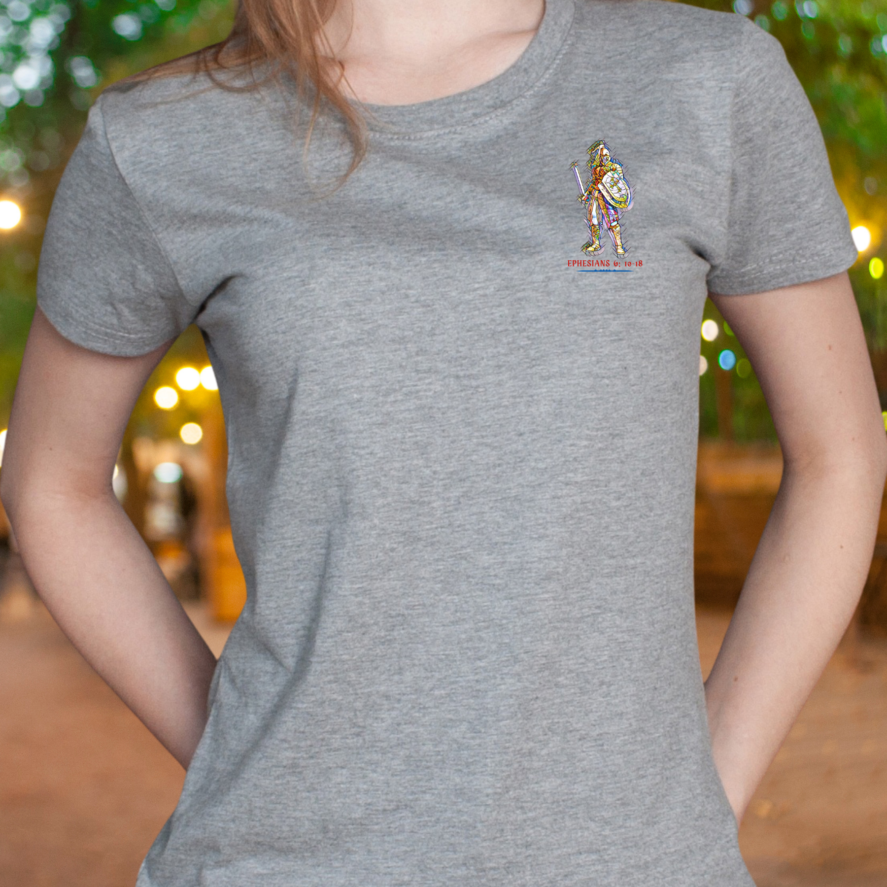 The Whole Armor of God - Crew Neck Unisex T-Shirt product thumbnail image