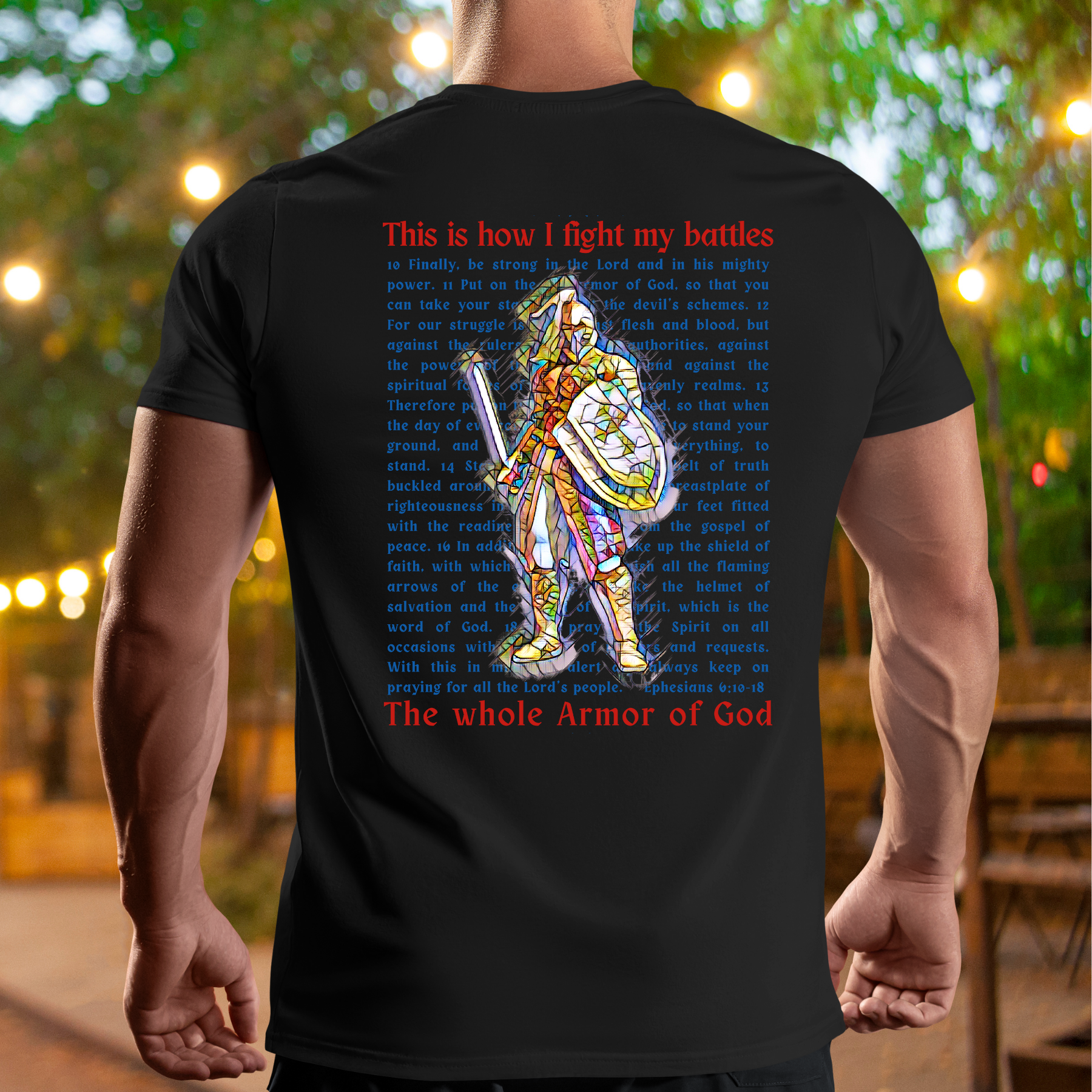 The Whole Armor of God - V-Neck Unisex T -Shirt product thumbnail image The Whole Armor of God - V-Neck Unisex T -Shirt product thumbnail image