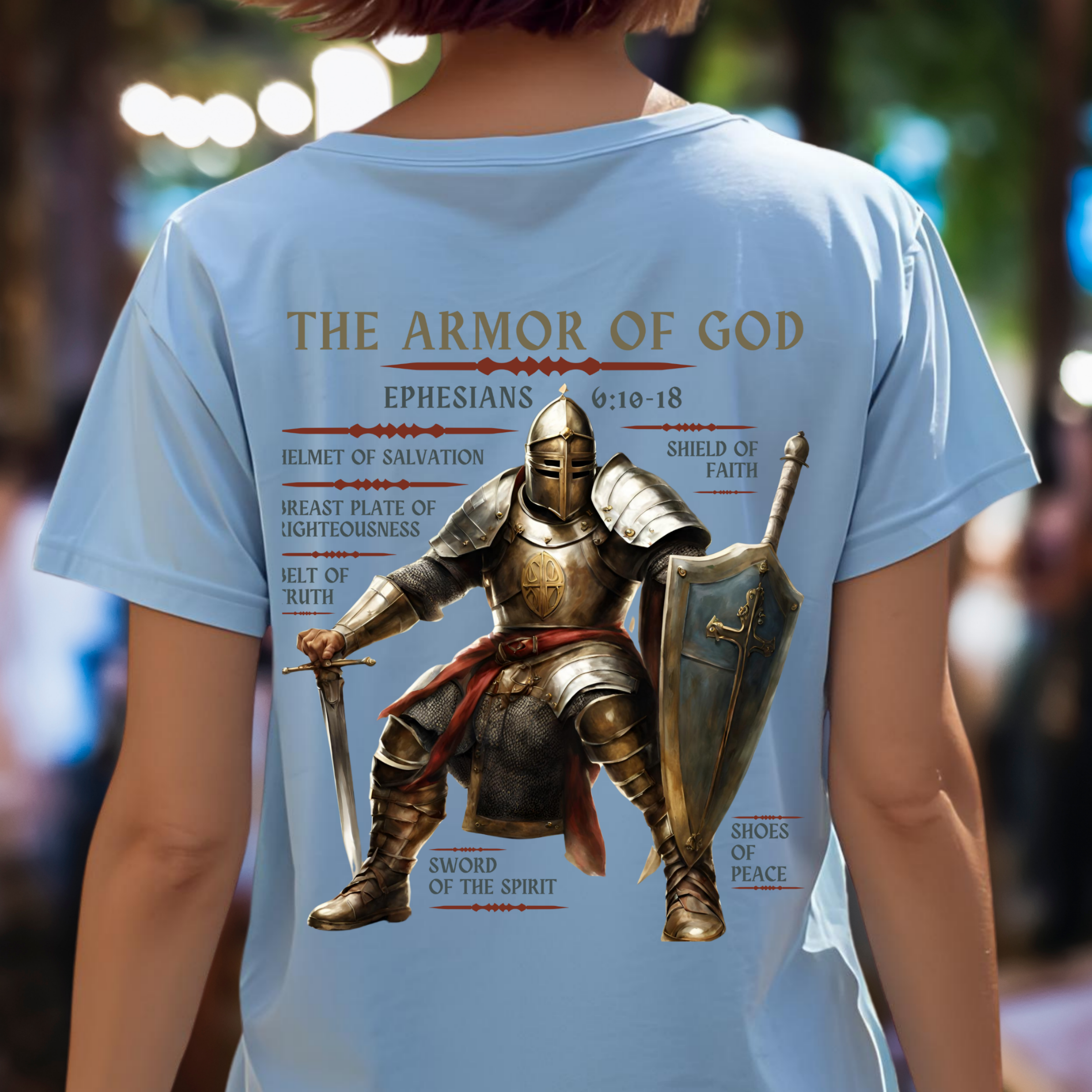 Armor of God - Crew Neck Unisex T- Shirt Armor of God - Crew Neck Unisex T- Shirt