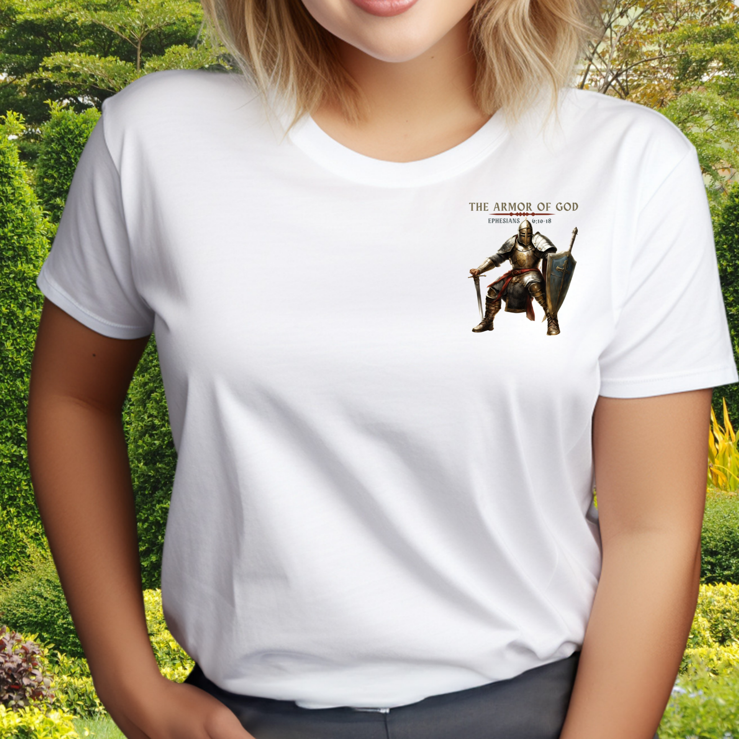 Armor of God - Crew Neck Unisex T- Shirt product thumbnail image