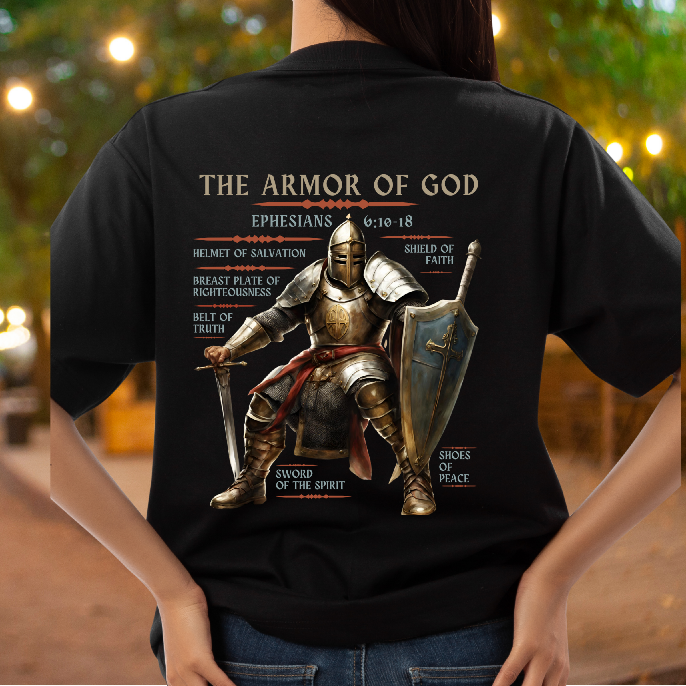 Armor of God - Crew Neck Unisex T- Shirt product thumbnail image