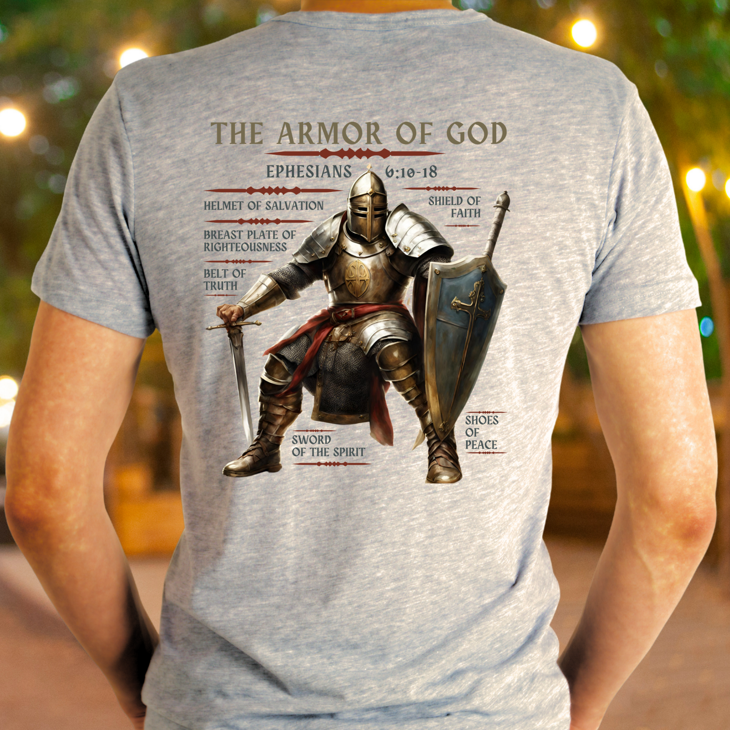 Armor of God - Crew Neck Unisex T- Shirt product thumbnail image Armor of God - Crew Neck Unisex T- Shirt product thumbnail image