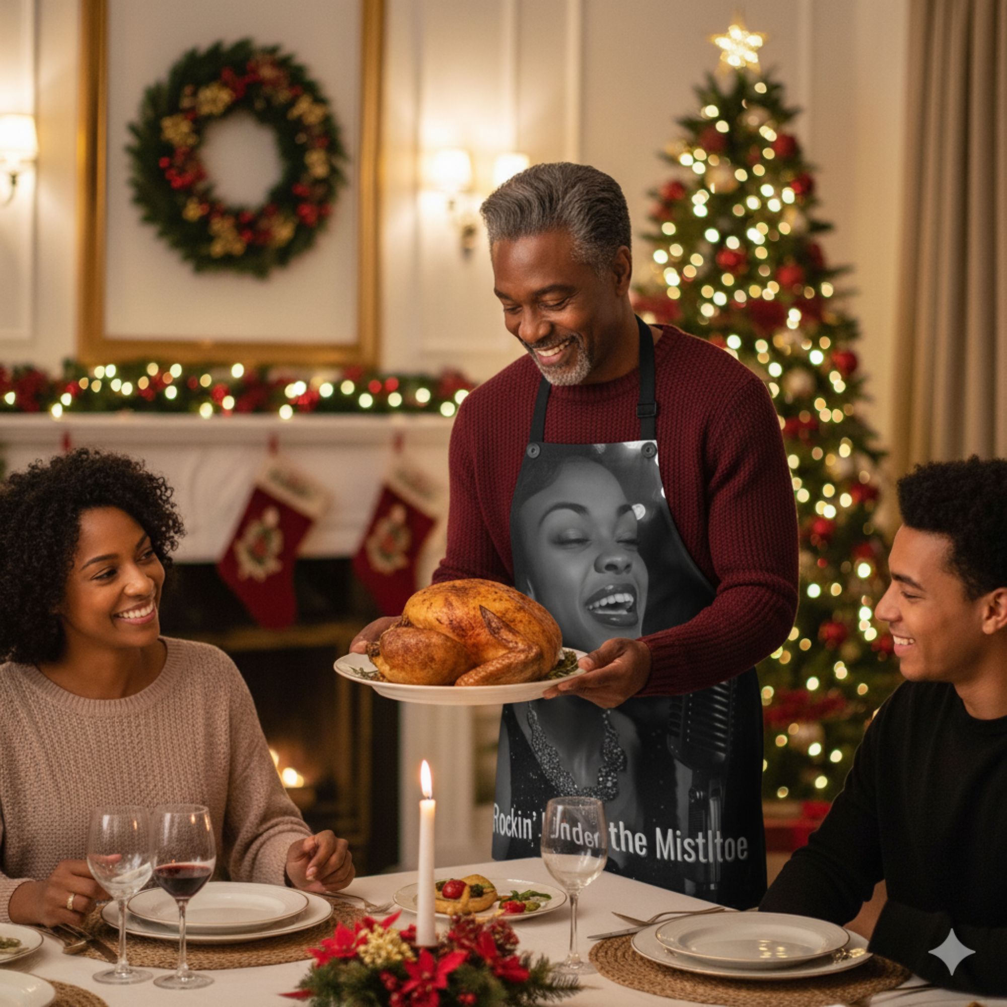 Rockin’ Under the Mistletoe Apron