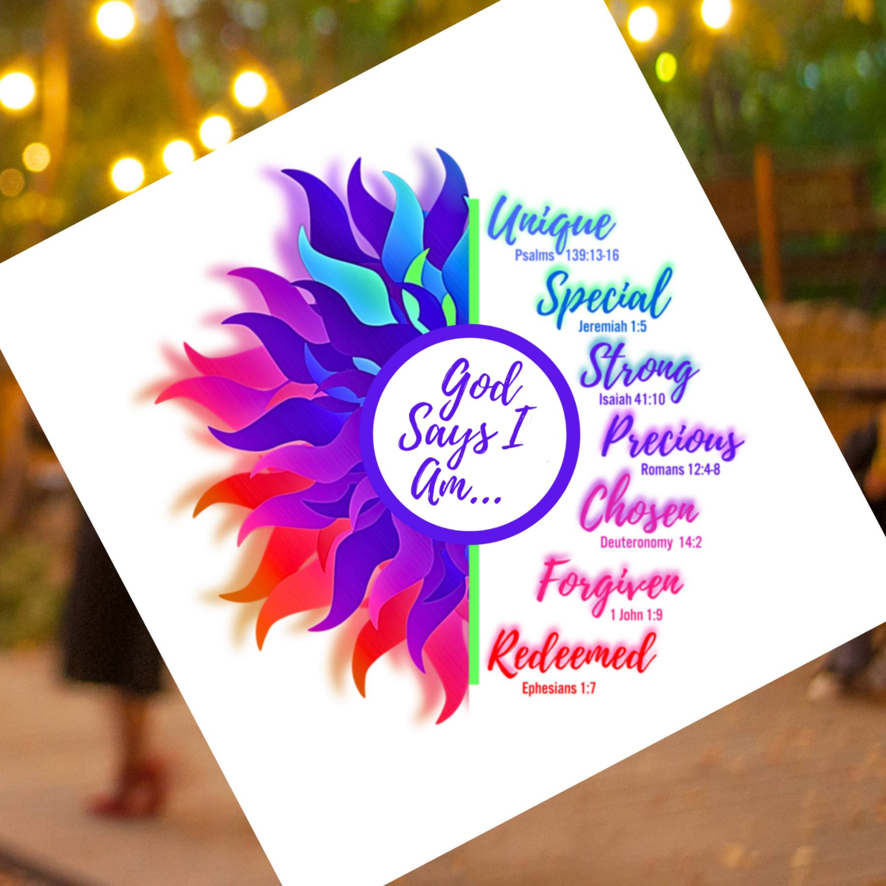 God Says I Am - Unisex, Heavy Blend Pullover Hoodie product thumbnail image