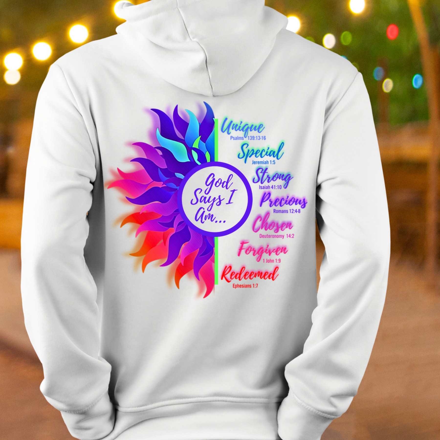 God Says I Am - Unisex, Heavy Blend Pullover Hoodie product thumbnail image